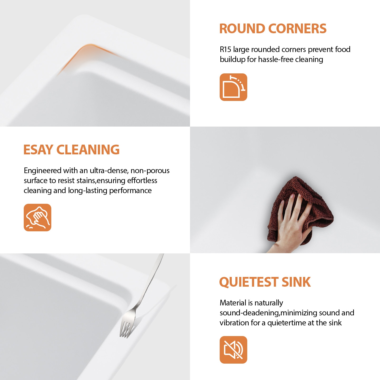 Lordear LD-SYSUWG1 Kitchen-Sinks - View #5