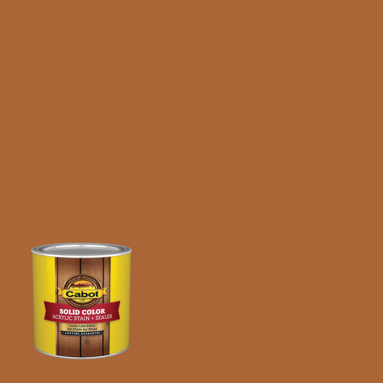 Cabot FRONTIER-1614379 Frontier Solid Exterior Wood Stain and Sealer in One ( Half-pint )