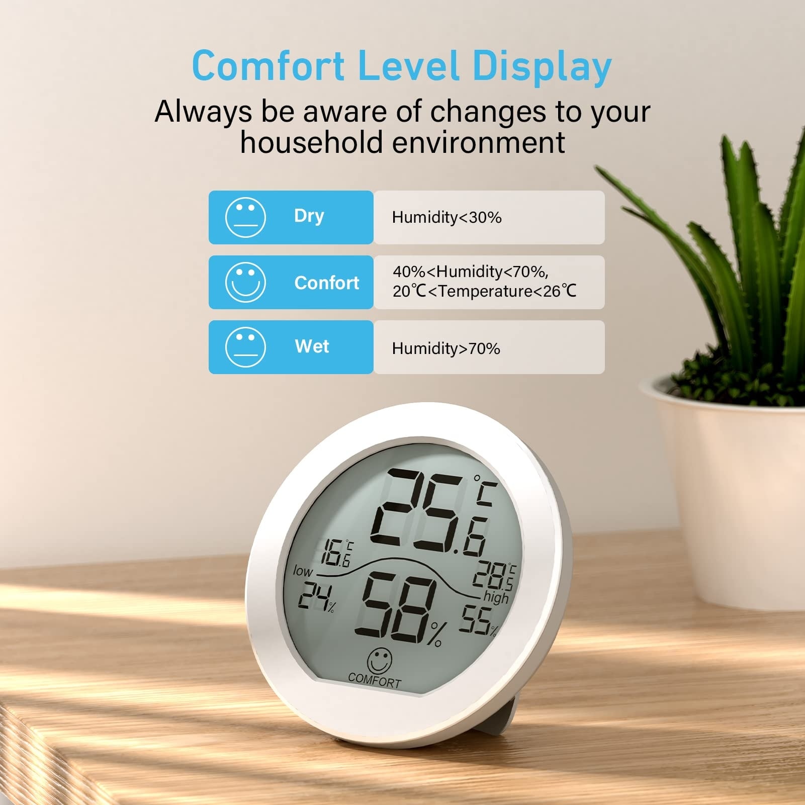 ITOPFOX LIT0608I070 Thermometer-Clock - View #4