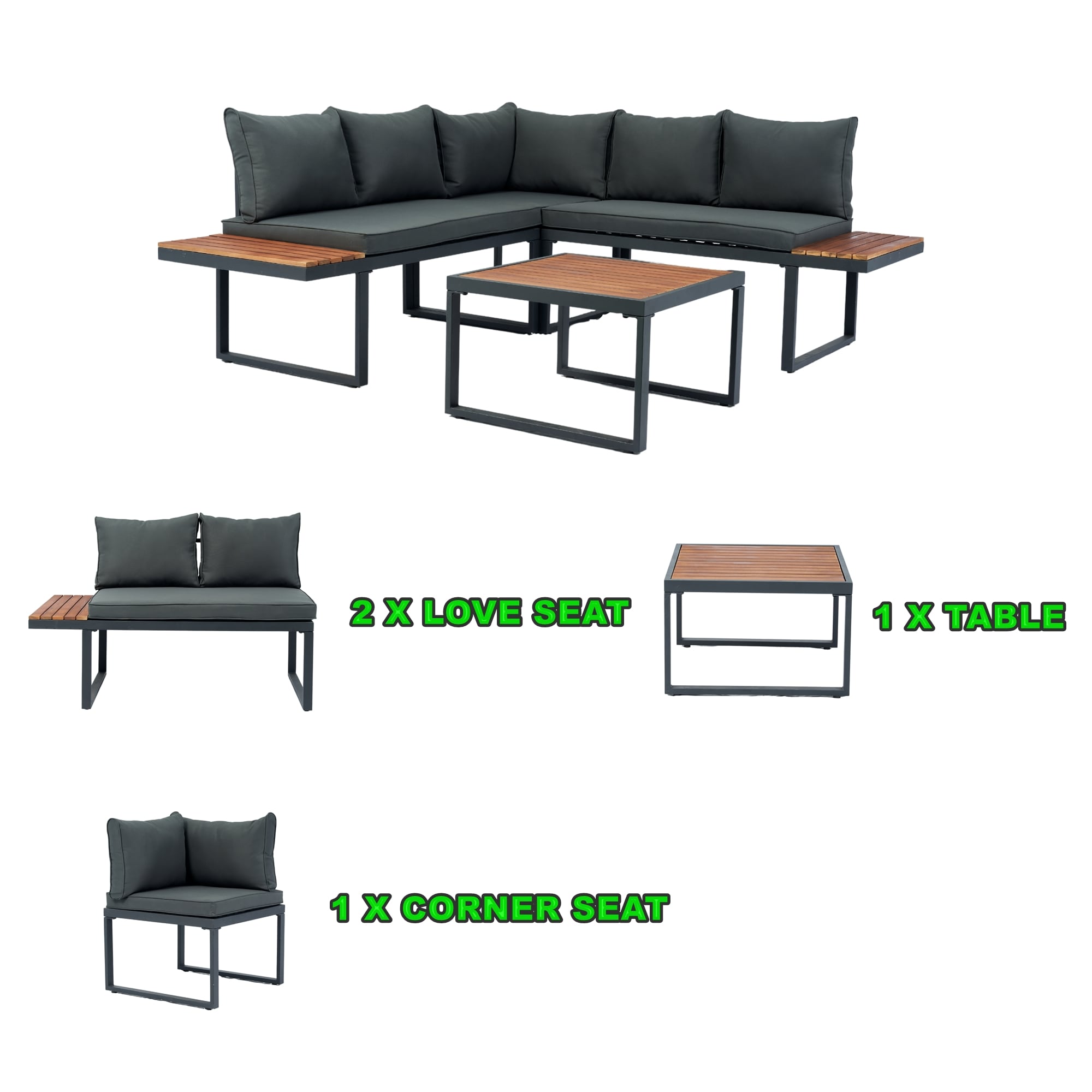 Nestfair HP329S31 Patio-Sofas-Daybeds - View #6