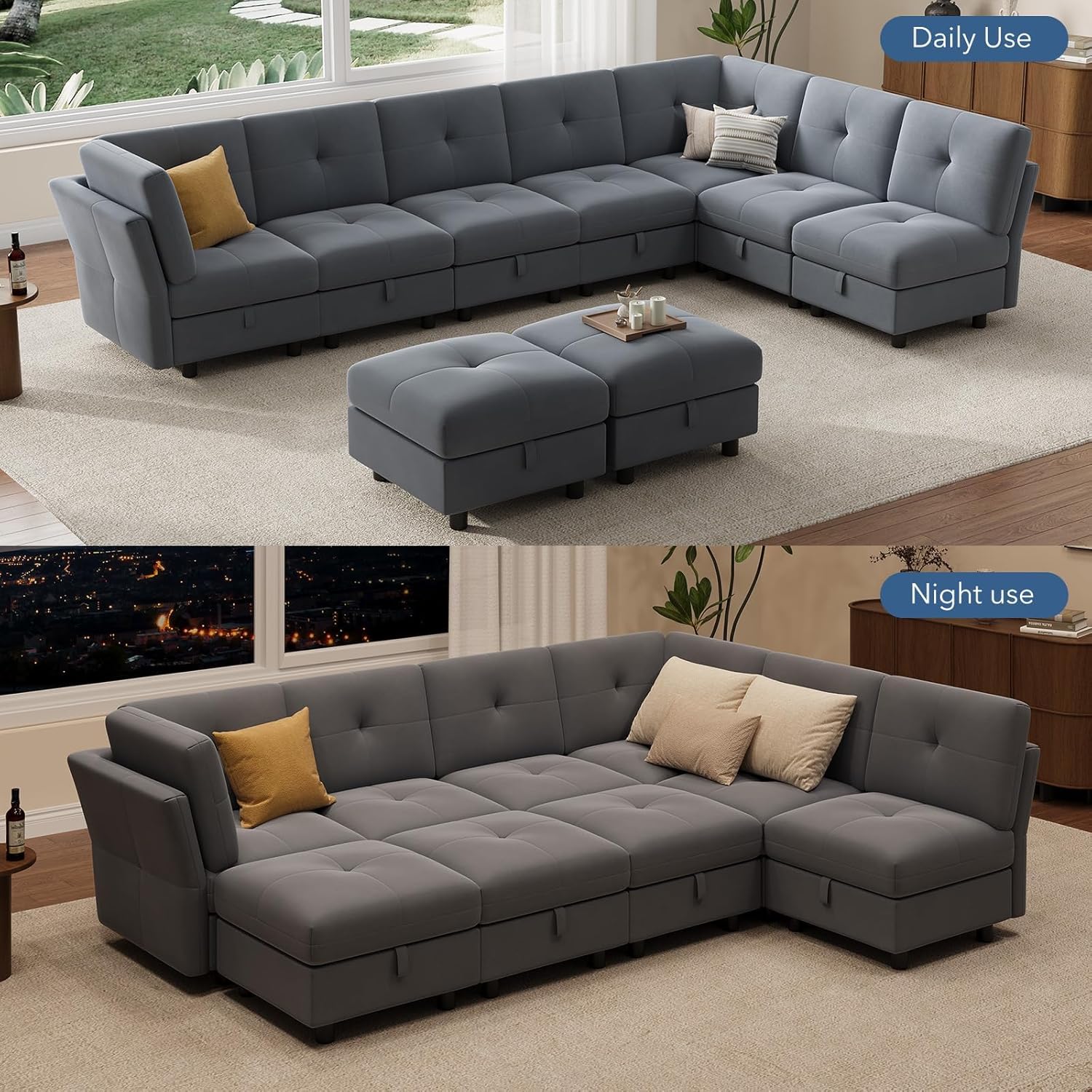 Garvee PD-VAM-33LPWGNF Sofas-Loveseats - View #6