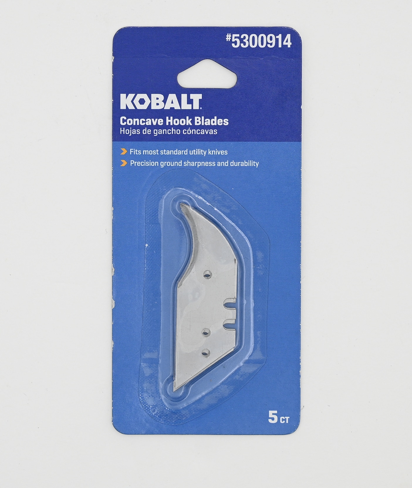Kobalt Carbon Steel Hook Utility Razor Blade(5-Pack)