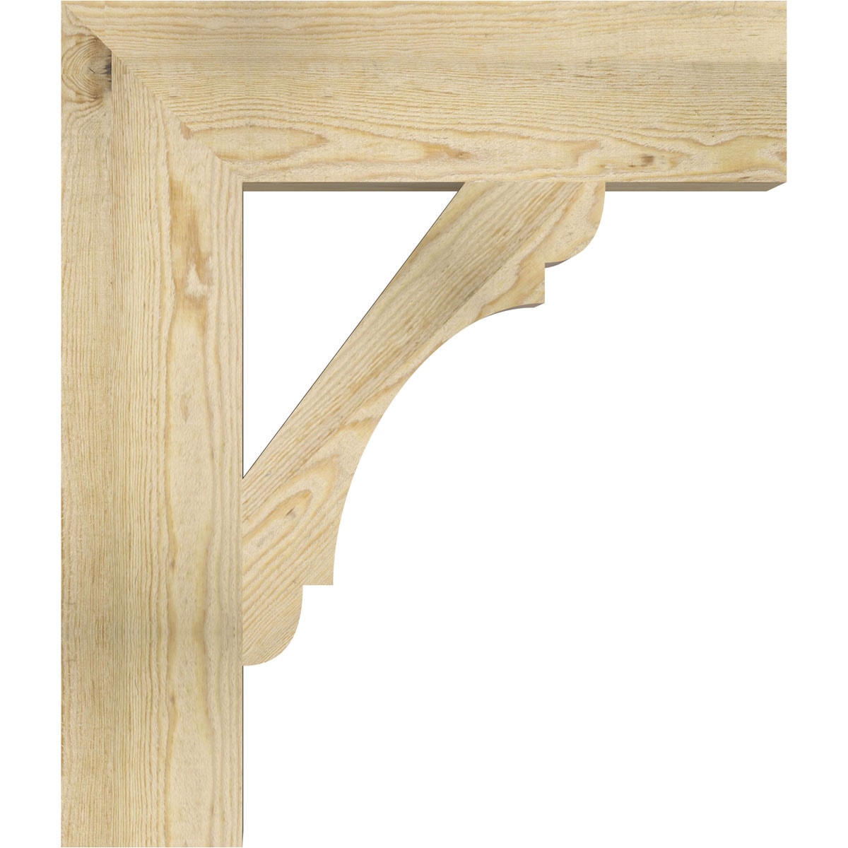 Ekena Millwork BKT06X24X28OLY05RDF Exterior-Brackets-Braces - View #3