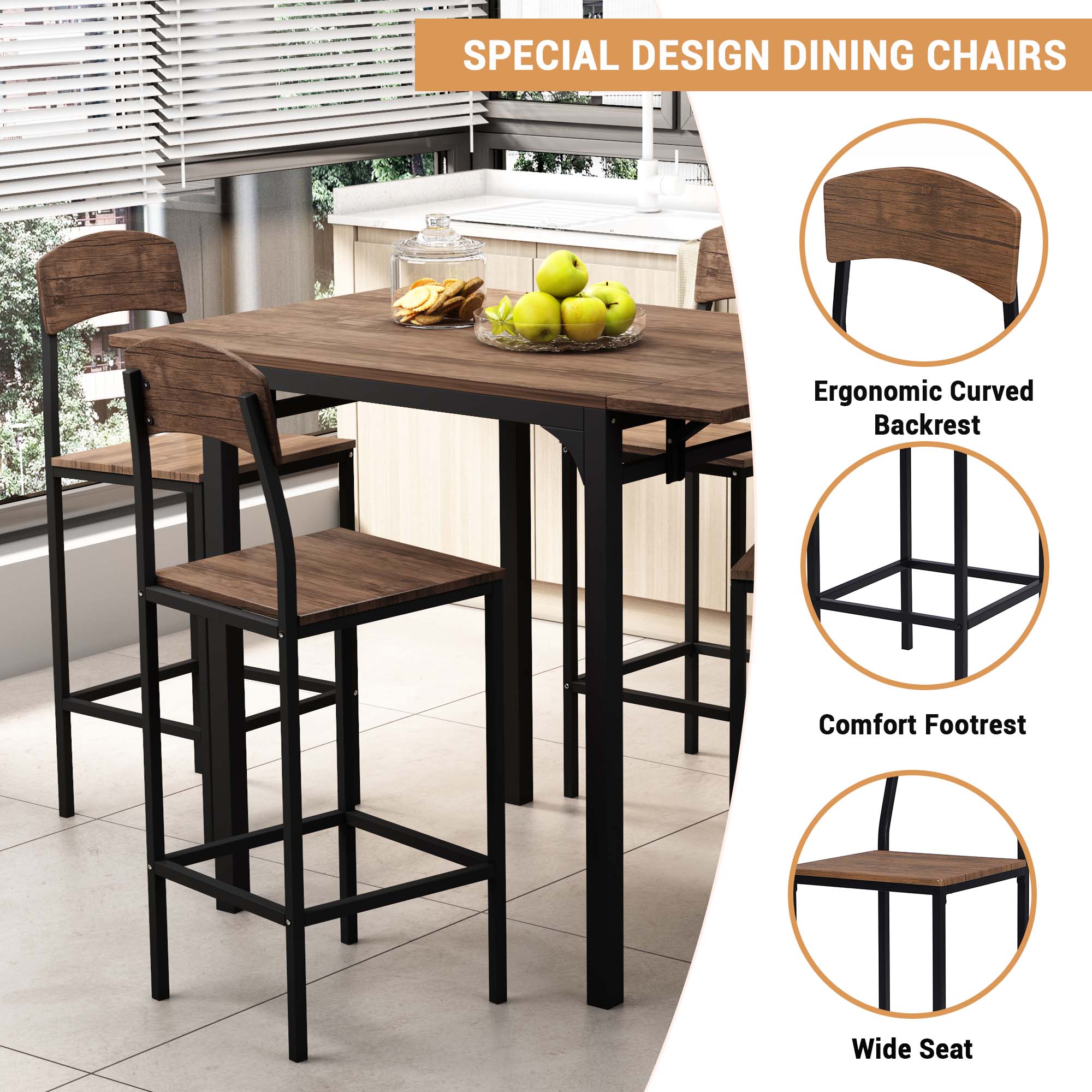 Fun Orange FUN25DS12 Dining-Sets - View #4