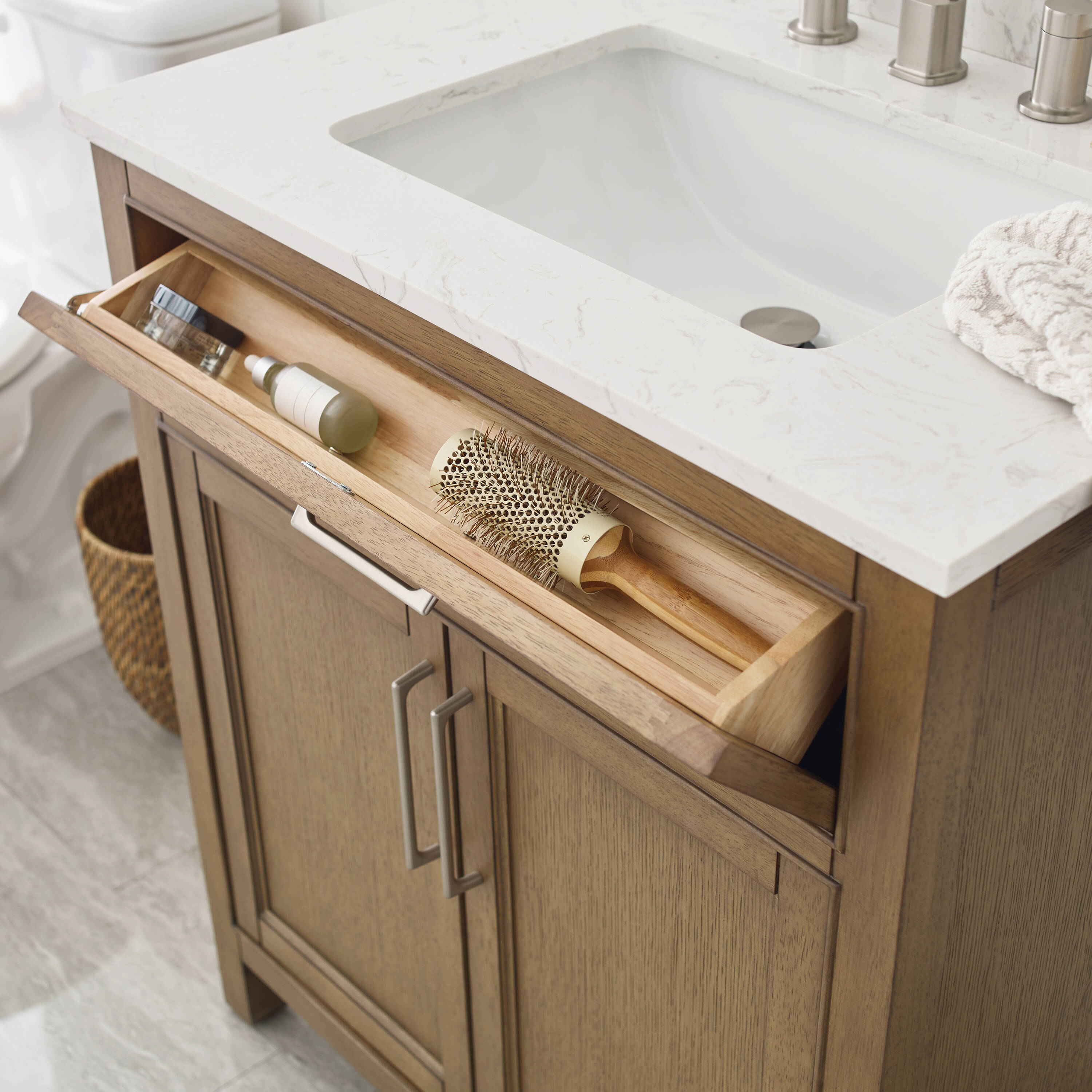 allen + roth L23064-VS30-WO Bath-Vanity-Combo - View #5