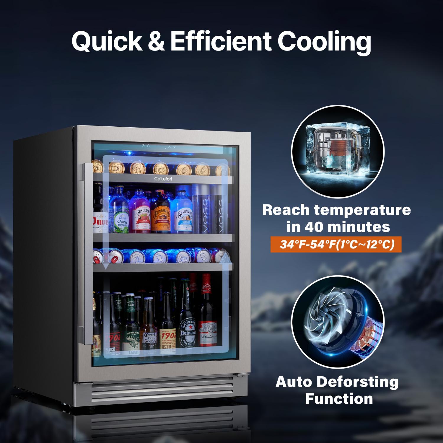 Ca'Lefort CLF-WD24LBS24R-LSMP Wine-Chillers - View #9