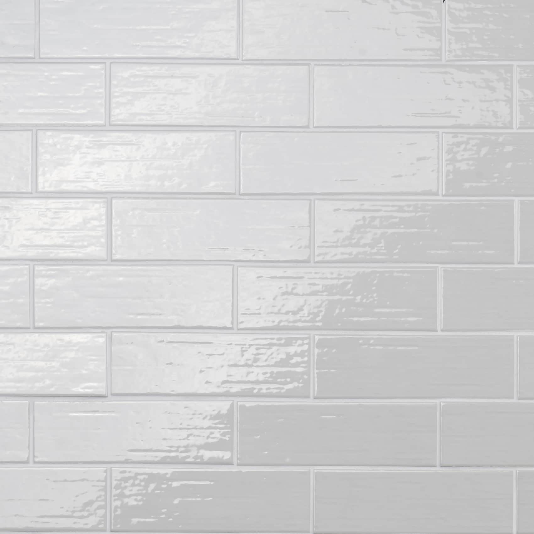Artmore Tile EXT3RD106995 Hearth Silver 3-in x 9-in Polished Porcelain Subway Standard Wall Tile ( 7.52-sq ft Carton )
