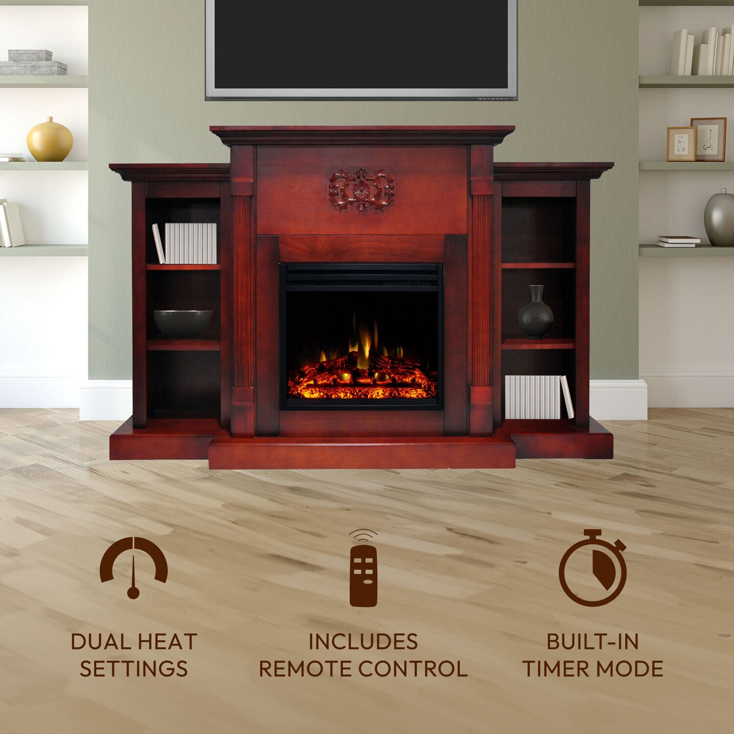 Cambridge CAM7233-1CHRLG3 Electric-Fireplaces - View #6