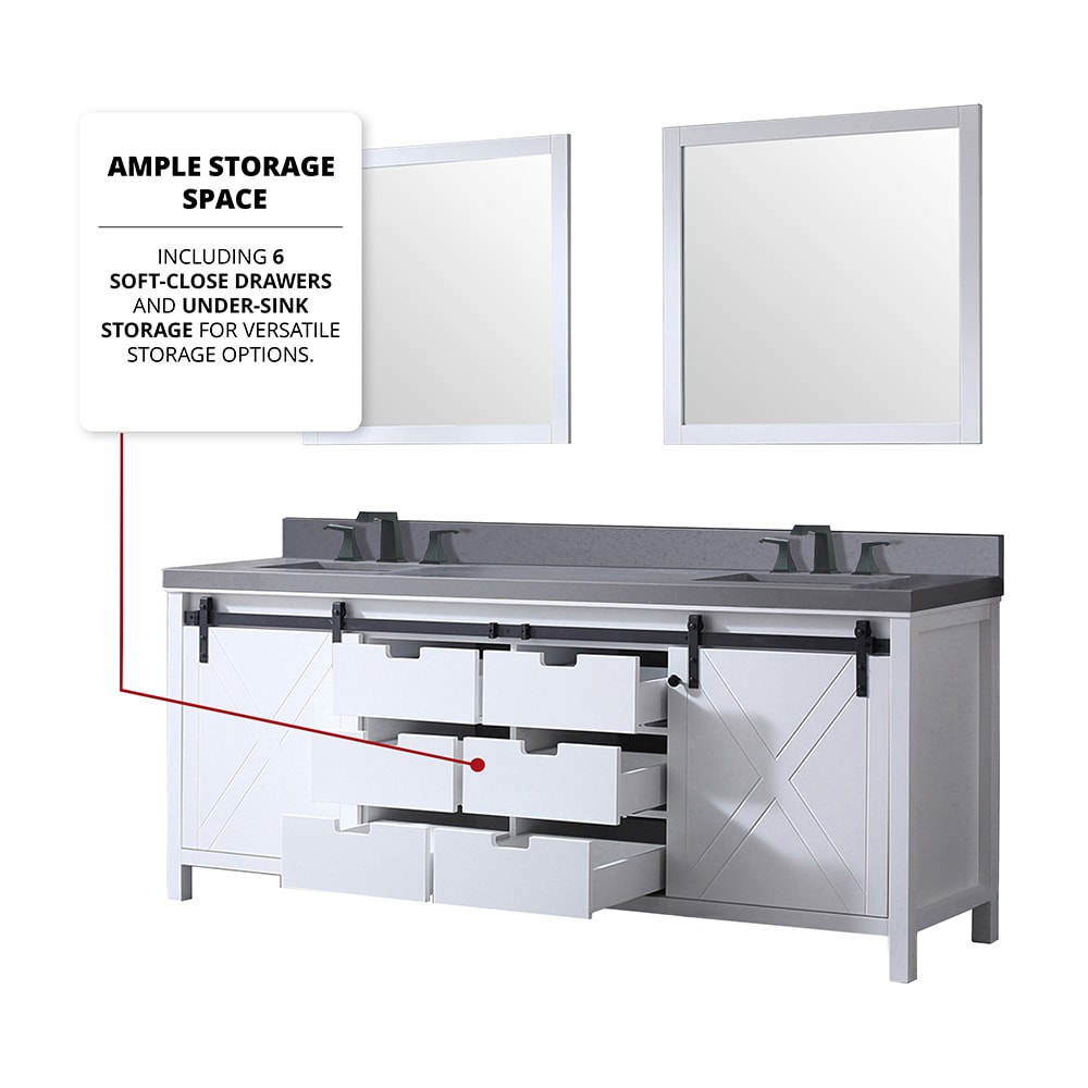 Lexora LM342284DAASM34 Bath-Vanity-Combo - View #8