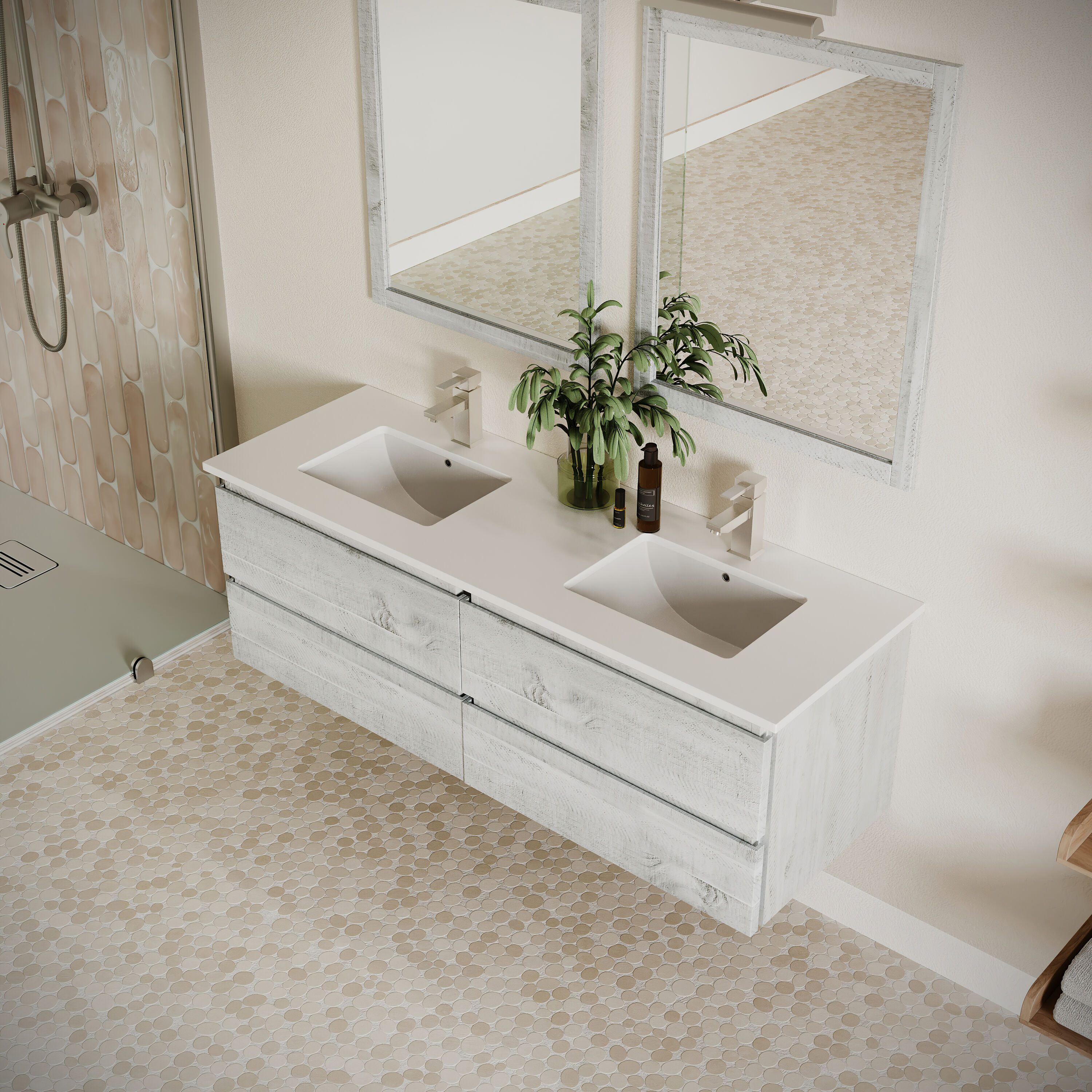 Fresca FCB31-3030RWH-CWH-U Bath-Vanity-Combo - View #4