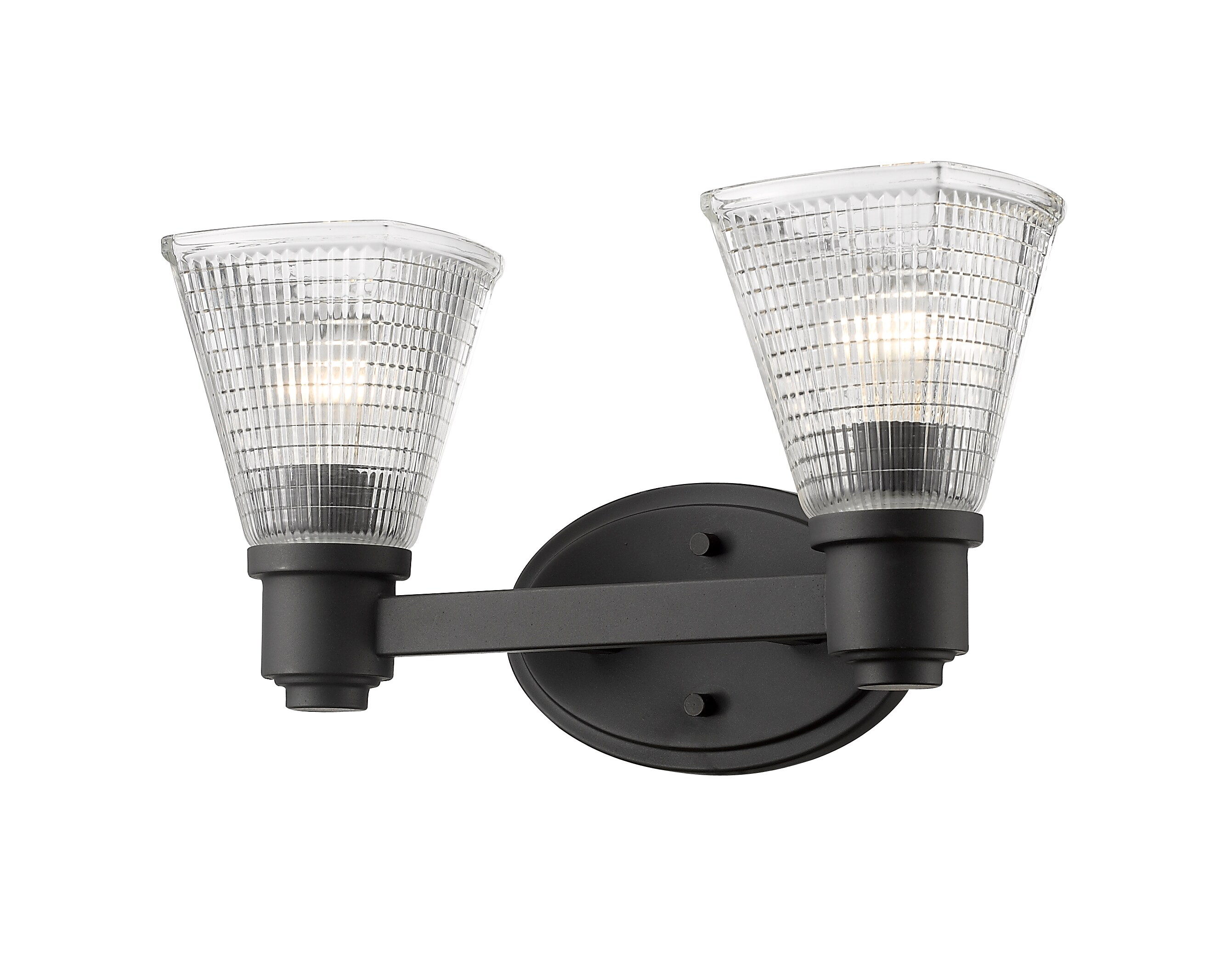 Z-Lite 449-2V-BRZ Intrepid 15.75-in 2-Light Bronze Modern/Contemporary Vanity Light