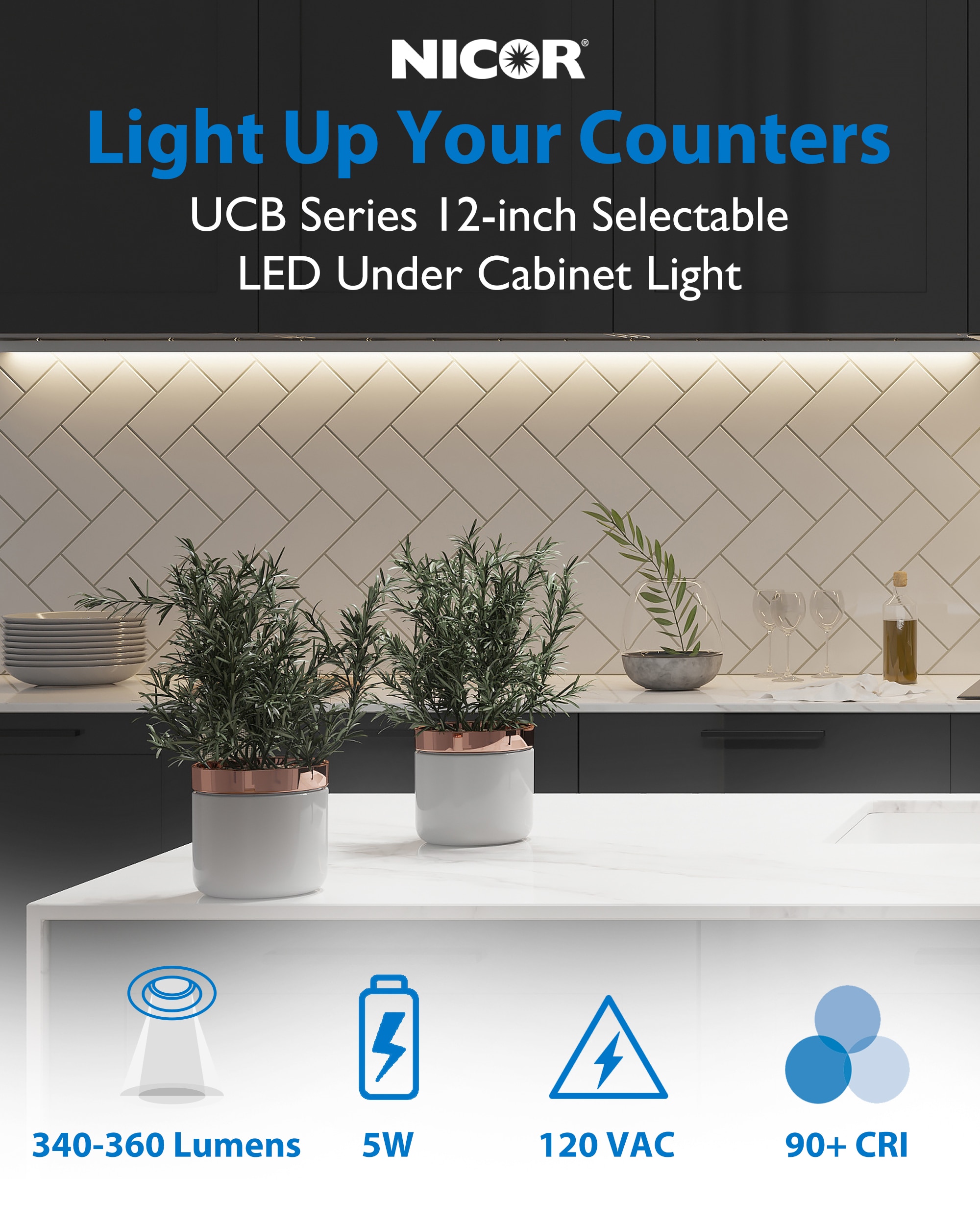 Nicor Lighting UCB112SWH Led-Cabinet-Lighting - View #2