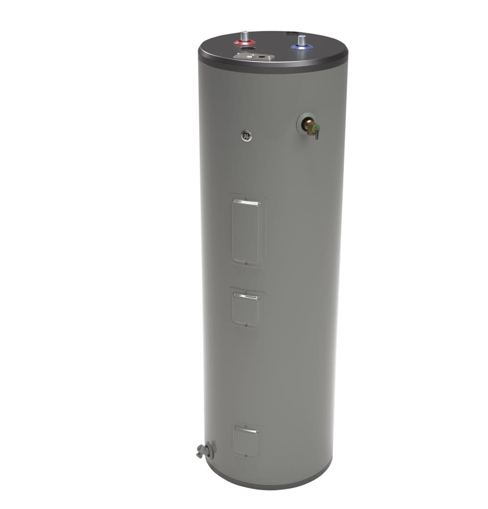 GE GE40T08BAM 40-Gallon Tall 1-year Limited Warranty 5500-Watt Double Element Electric Water Heater