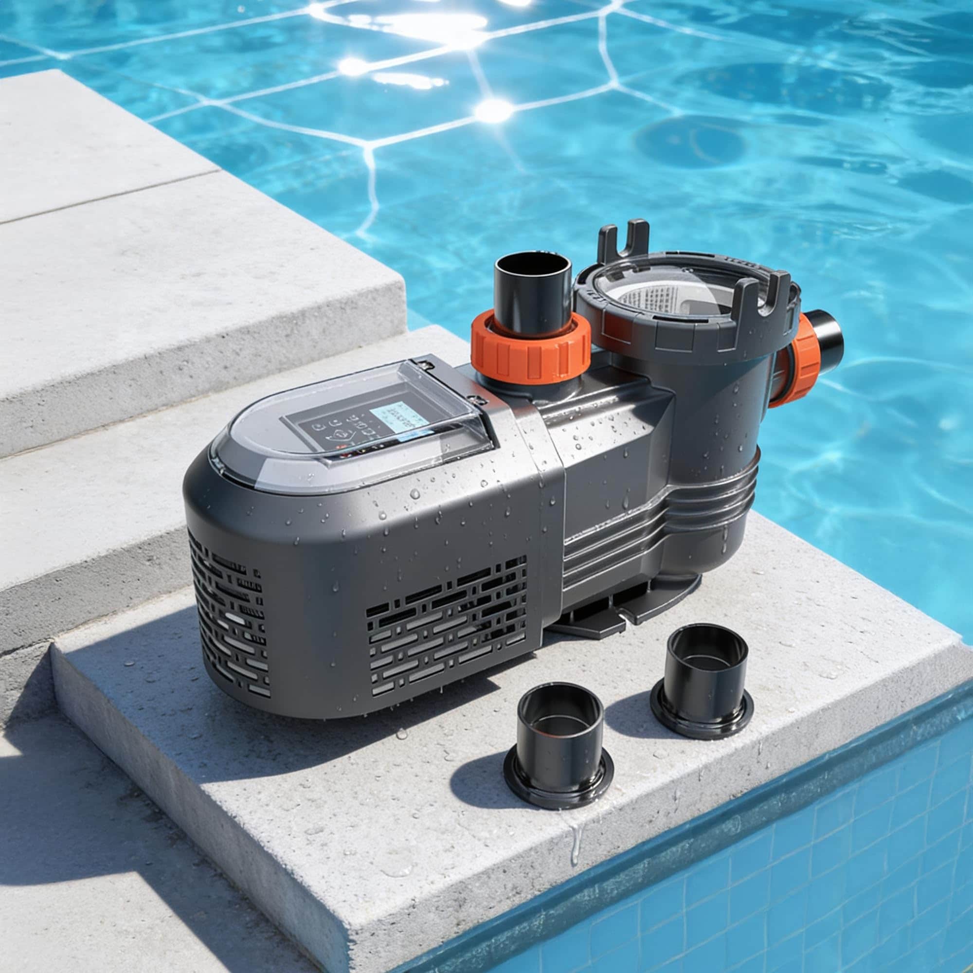 LTMATE 2-HP 100 to 240 -Volt 176-Gallon Cast iron Pool pump