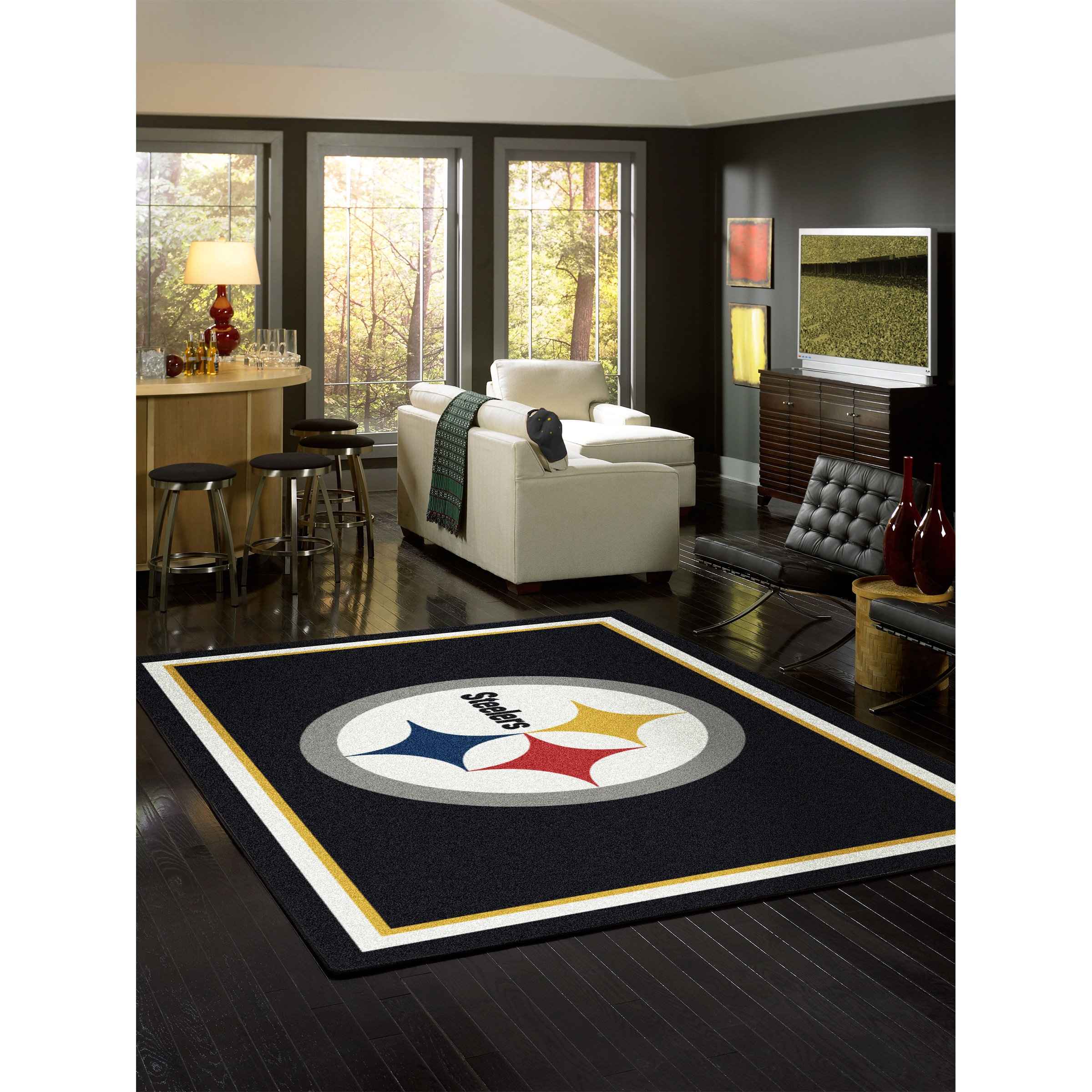 : Fanmats NFL Pittsburgh Steelers Mirror Cover, 5.5 x