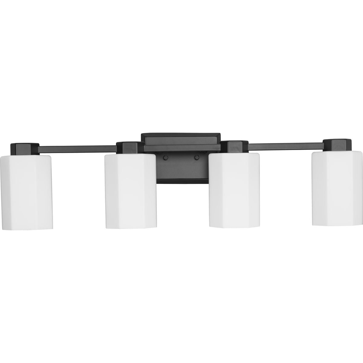 Progress Lighting P300479-31M Estrada 31.25-in 4 -Light Matte Black Modern/contemporary Vanity light