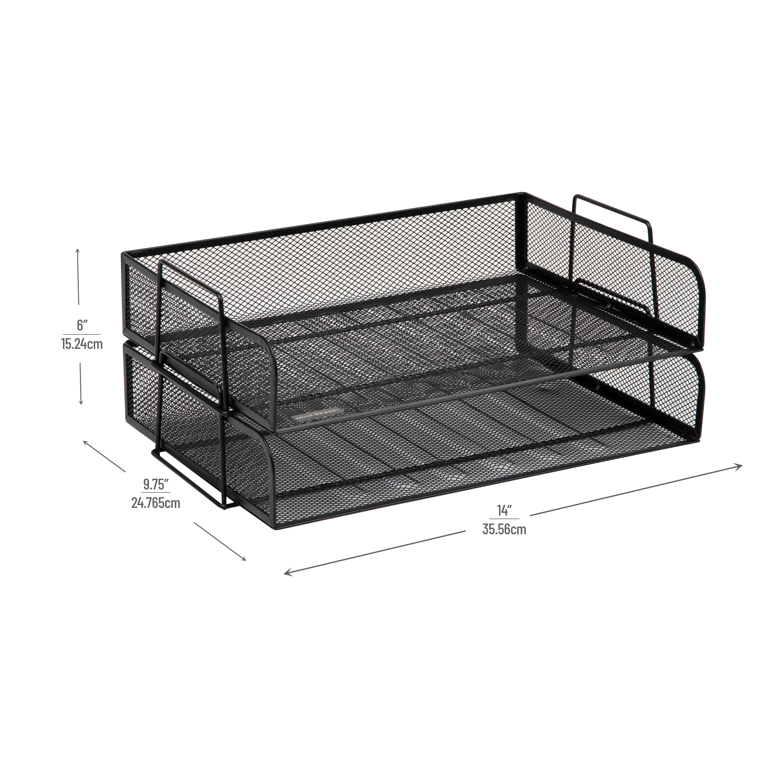 Mind Reader DSTACK2-BLK Desktop-Organizers - View #3