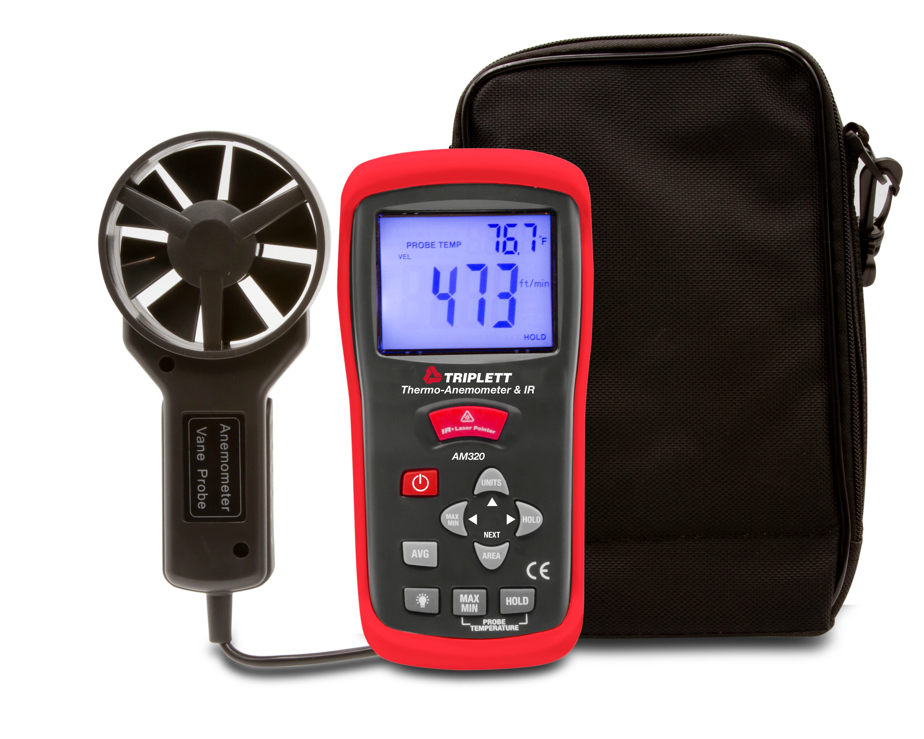 TRIPLETT Non-contact Lcd Tachometer Specialty Meter in the Specialty Meters  department at