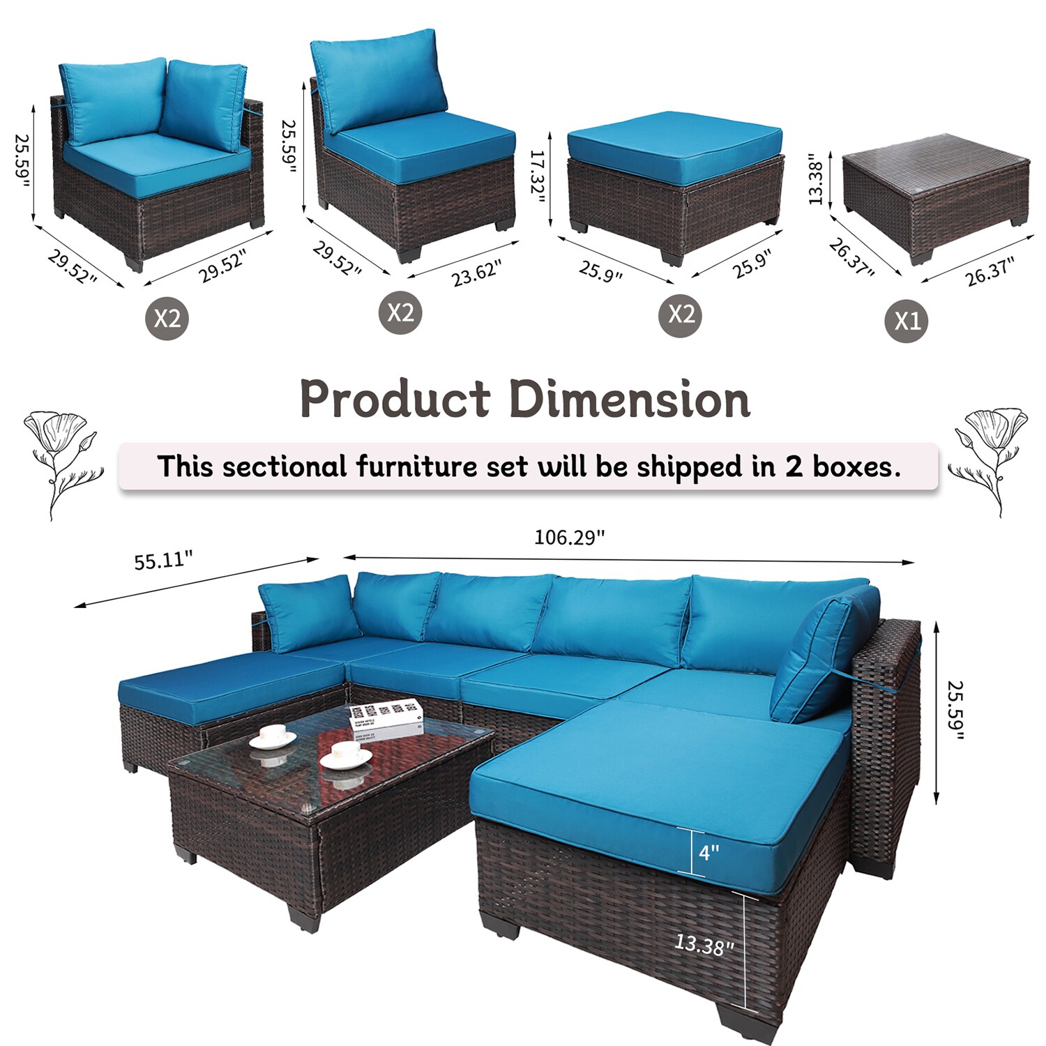 Bybafun YA0200107 Patio-Sofas-Daybeds - View #12