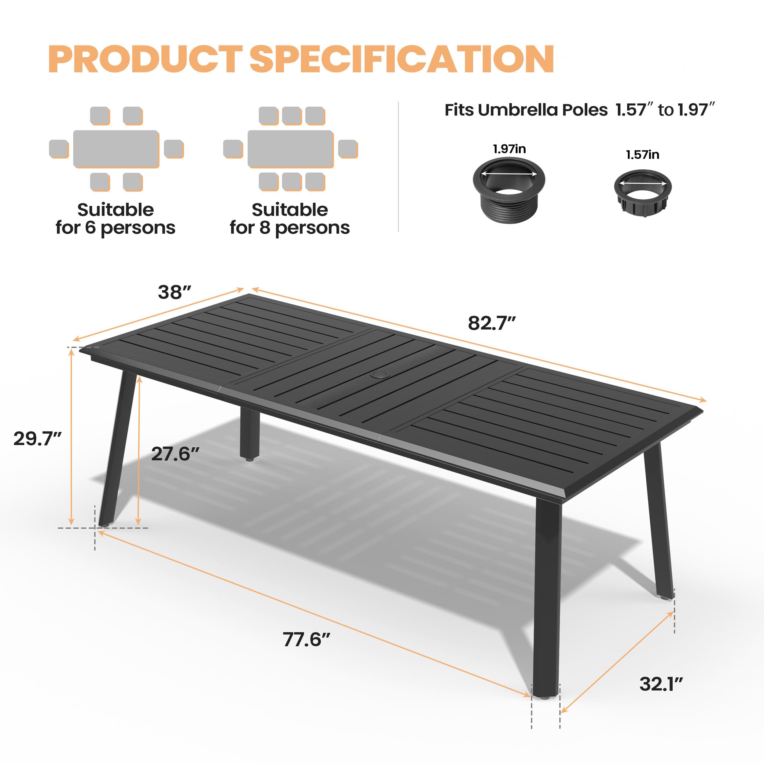 Pellebant ST25-TB055BLK210 Patio-Tables - View #3