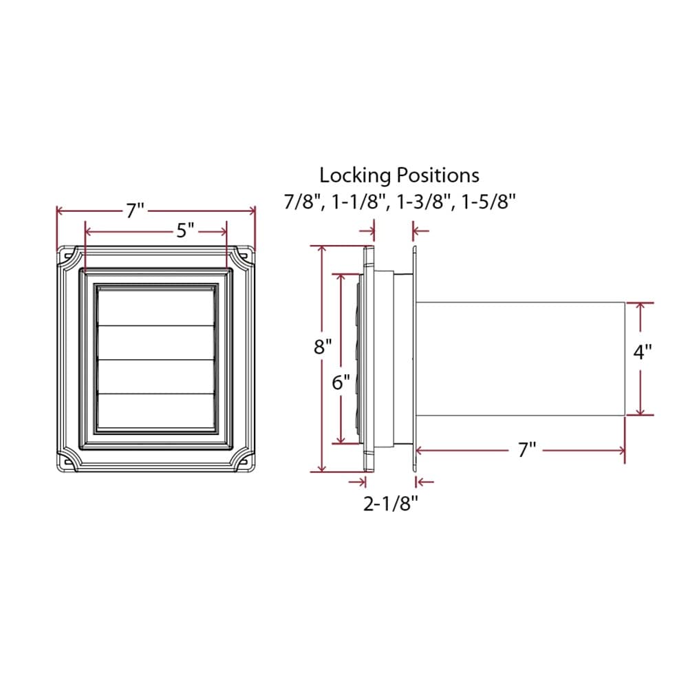 Builders Edge 140137079123 Mounting-Blocks - View #4