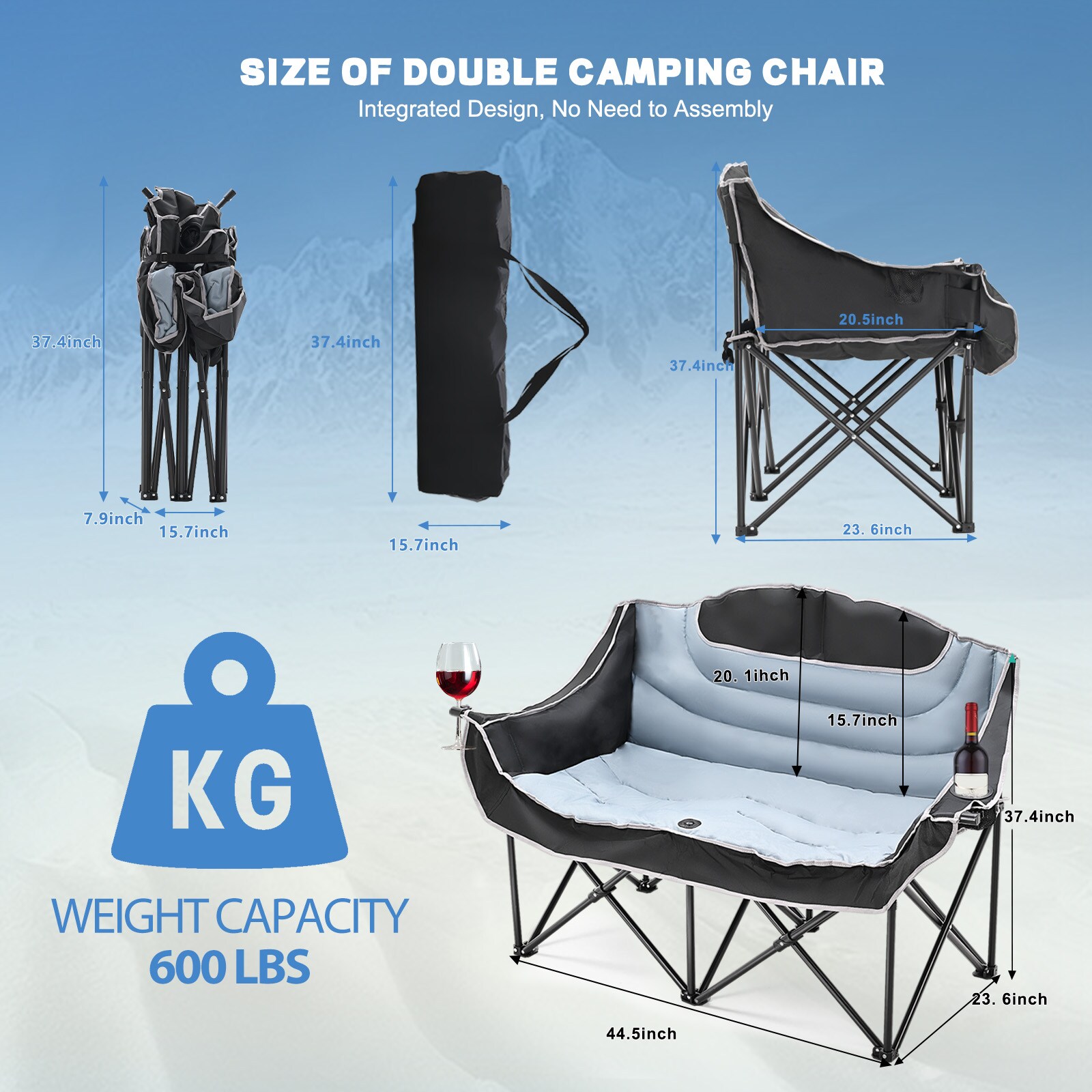 Esazn JHSRY-BKGR-LYU Beach-Camping-Chairs - View #14