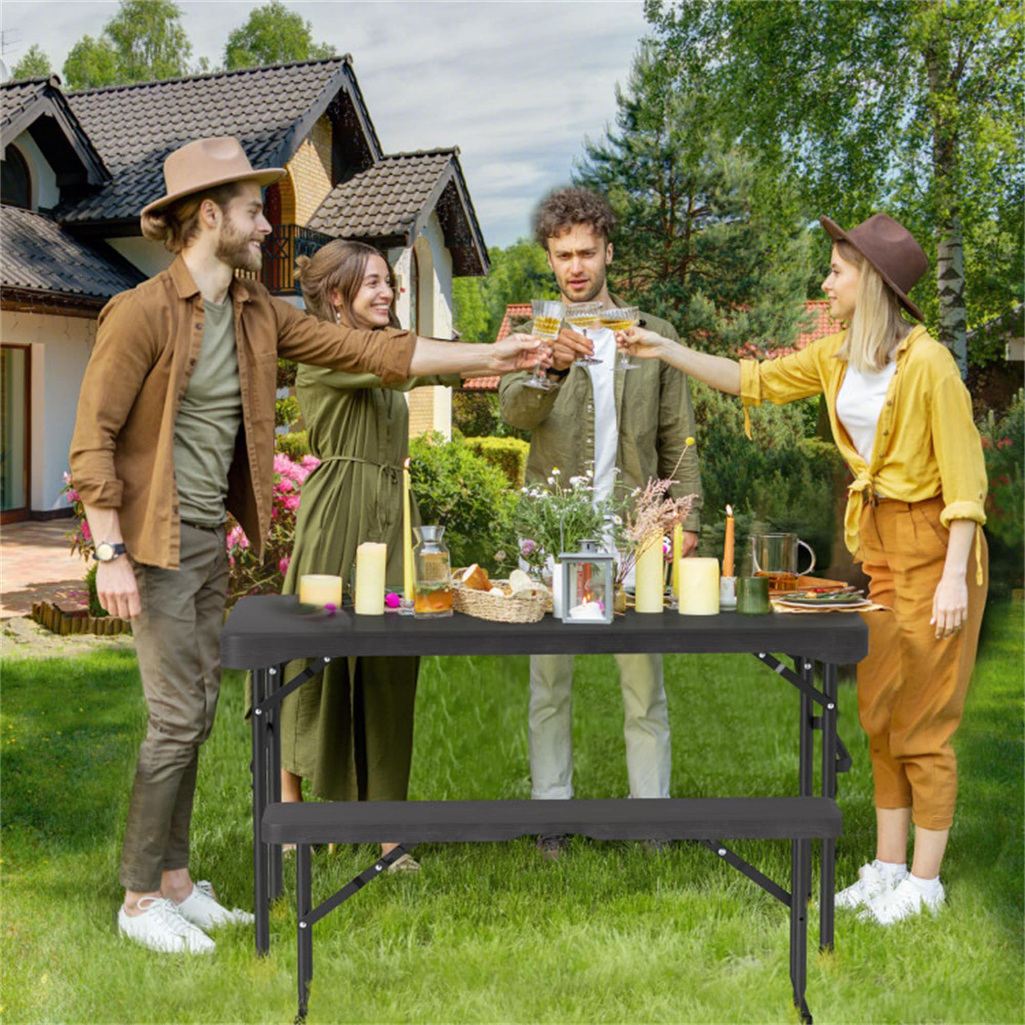 BABOOM BOM-11837BK-CO Picnic-Tables - View #2