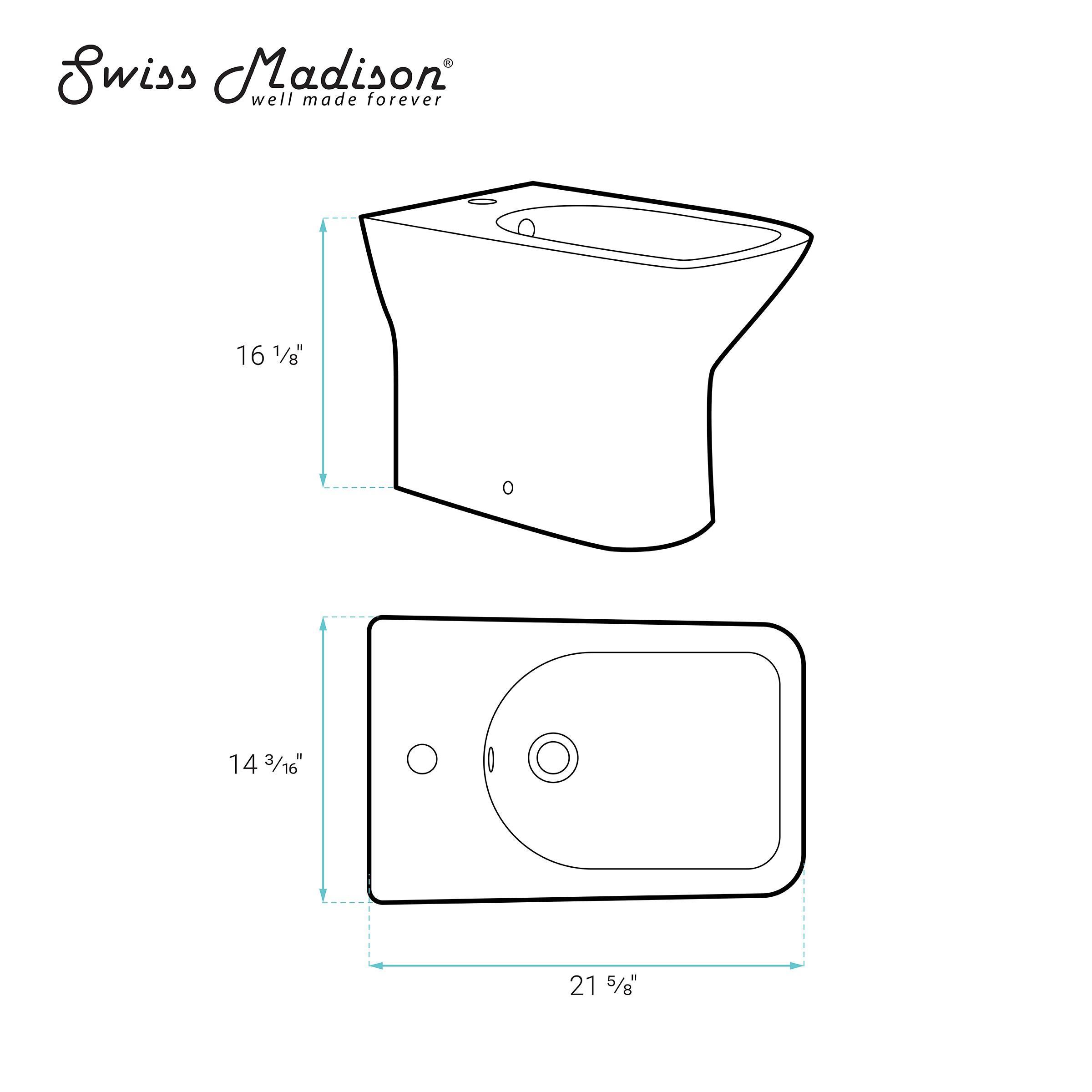 Swiss Madison SM-25-BDCHR04BK bidets - View #7