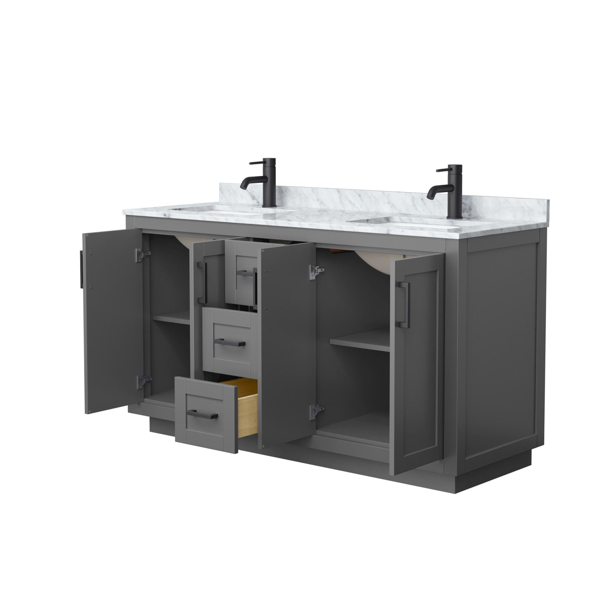 Wyndham Collection WCF292960DGBCMUNSMXX Bath-Vanity-Combo - View #3