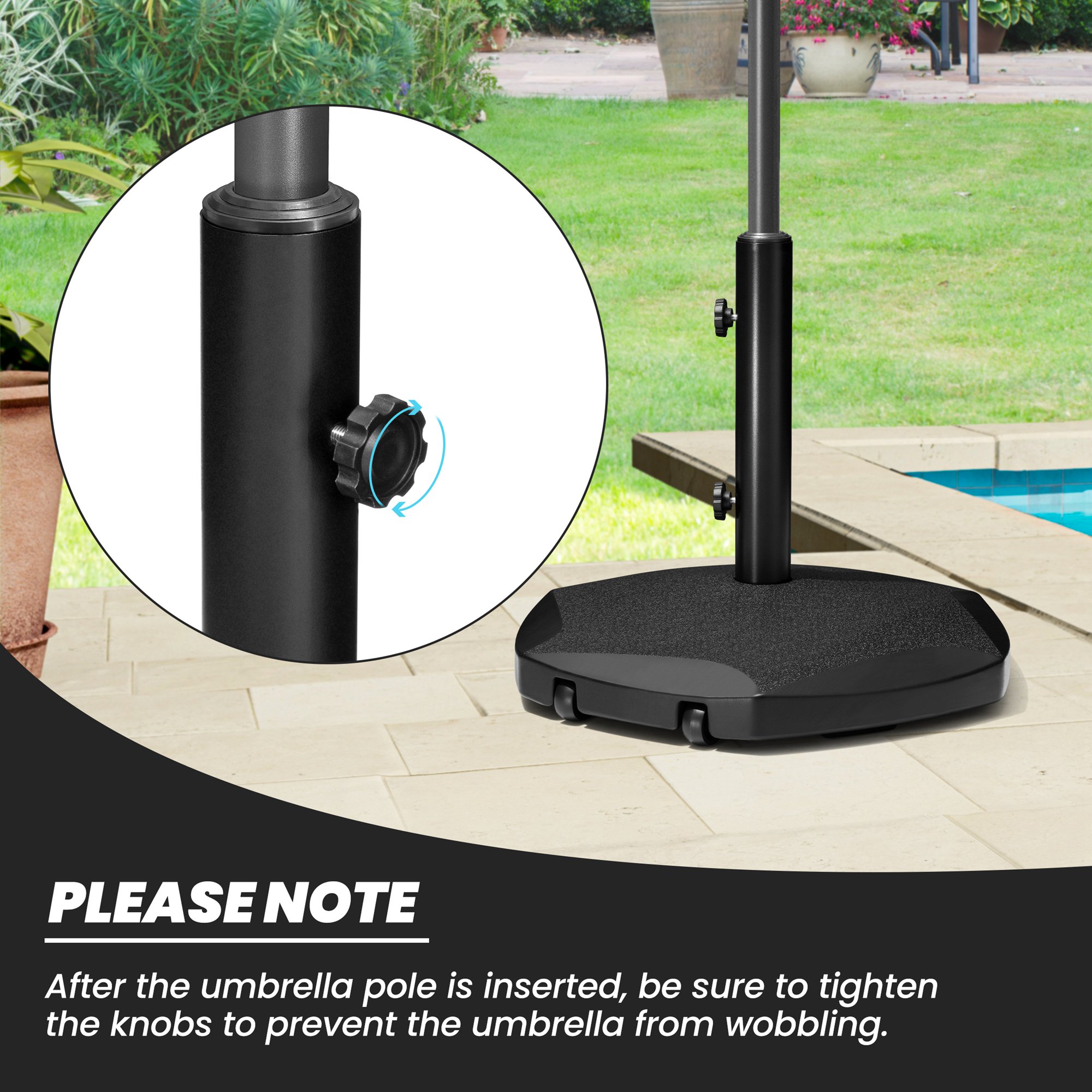 Crestlive Products CL-UB021BLK Umbrella-Bases - View #7