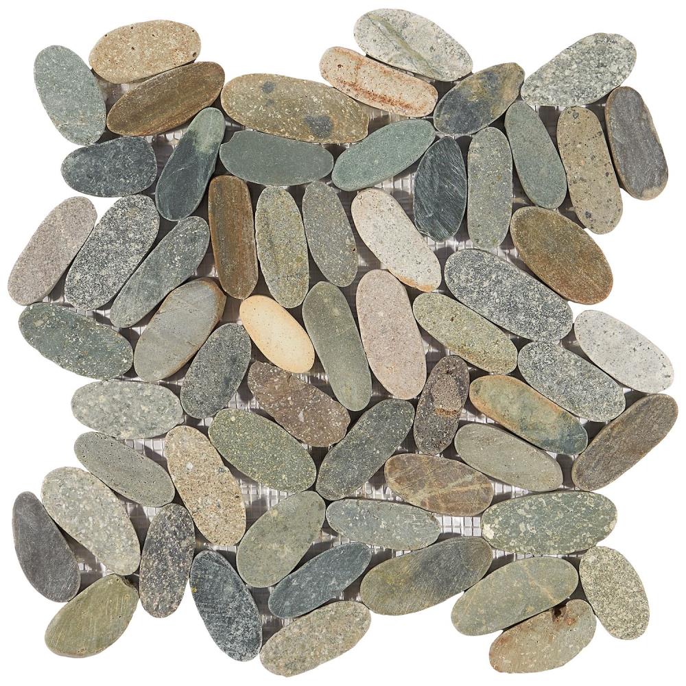 Artmore Tile EXT3RD105004 Sample - Landscape Dark Blend 3-in x 6-in Natural Wall Tile