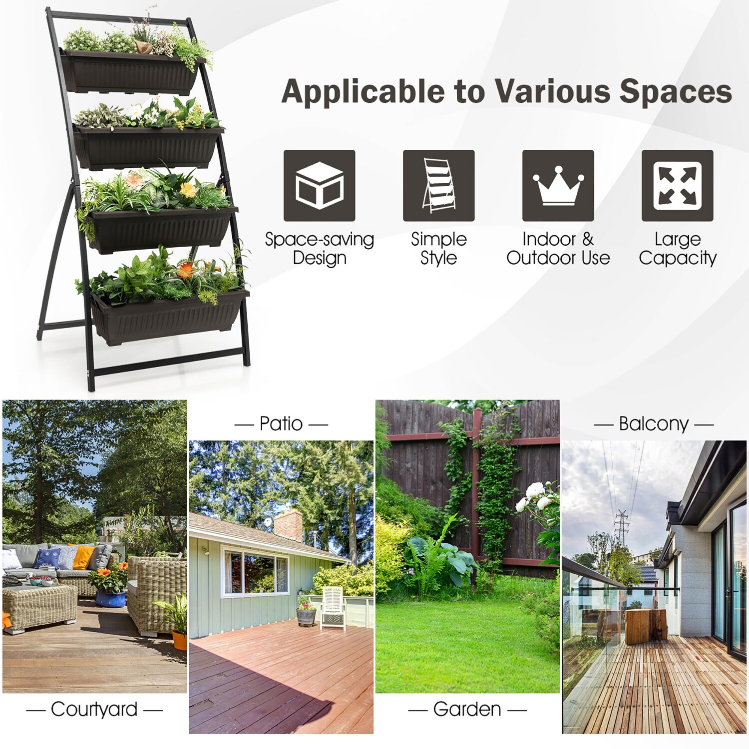 Costway CSHY005170 Raised-Garden-Beds - View #7