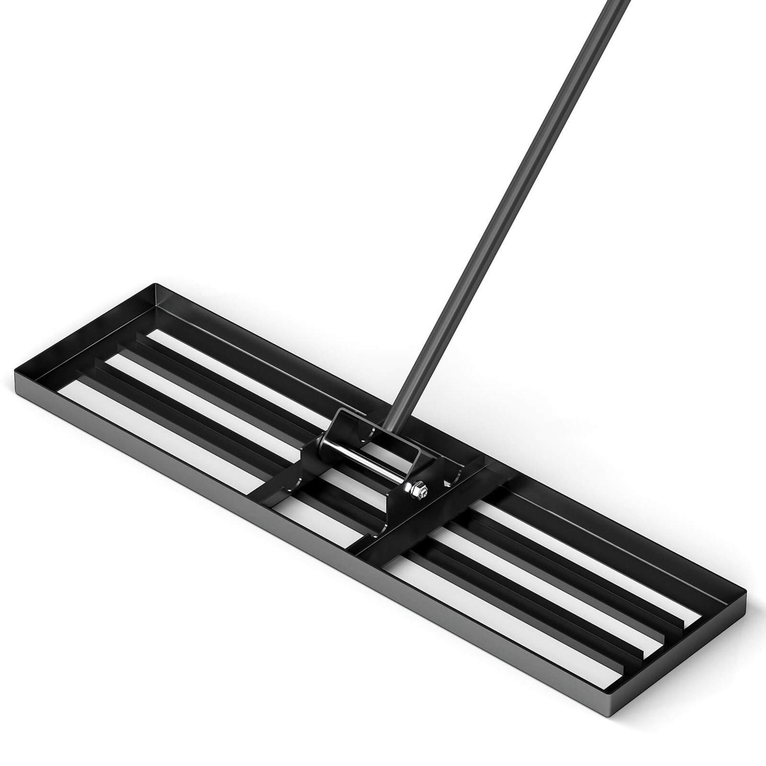 Costway HCST06497 Lawn Leveling Rake 36 inches x 10 inches Heavy Duty Level Lawn Tool for Garden Backyard or Lawn Black