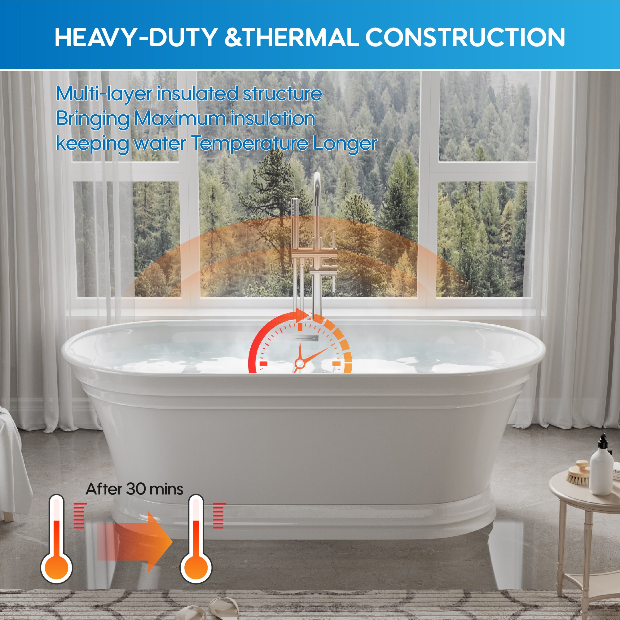 WELLFOR CB-FBT572YE bathtubs - View #10