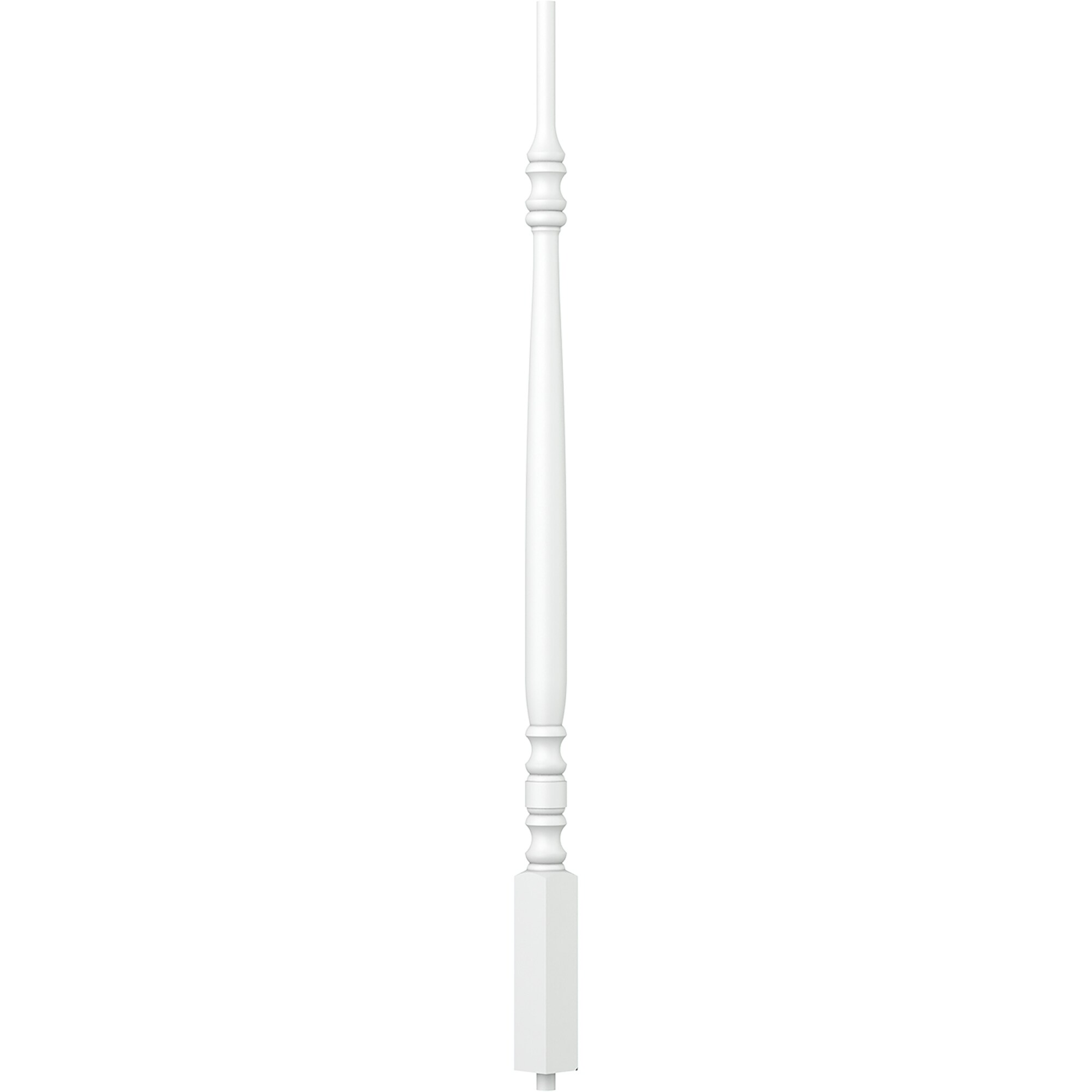 L.J. Smith Stair Systems S-5300-PRG 42 42-in x 1.75-in Primed Square Top Stair Baluster