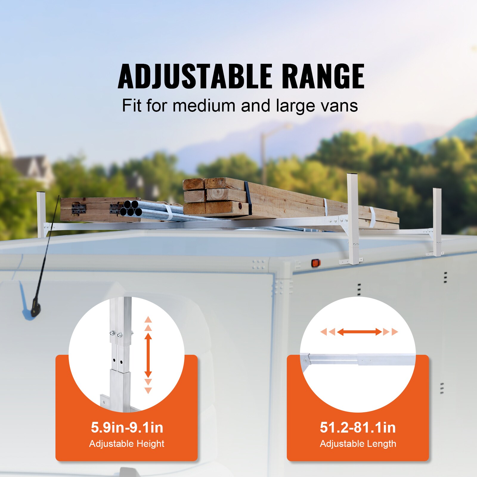 VEVOR SCXSHCH2400600645V0 Cargo-Racking - View #2