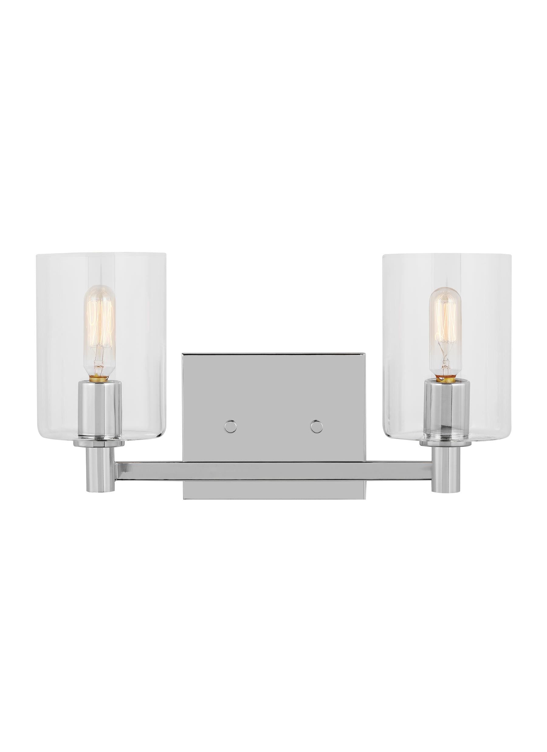 Generation Lighting 4464202-05 Fullton 14.25-in 2 -Light Chrome Modern/contemporary Vanity light