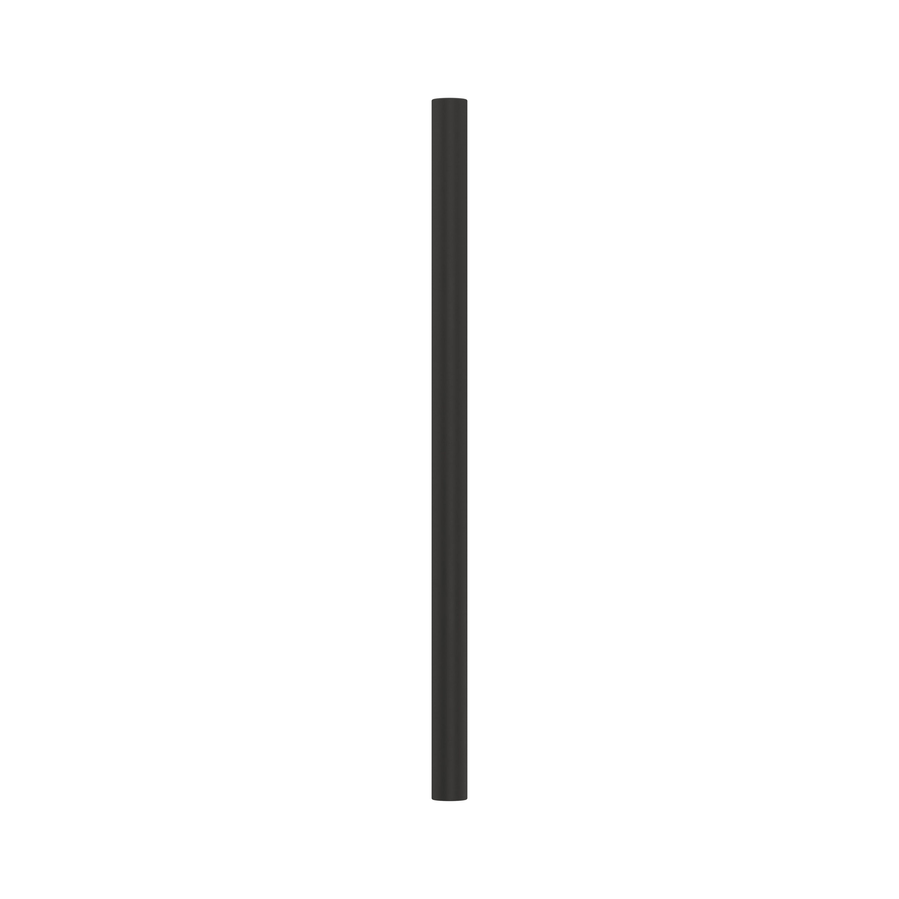 Matte Black 8-13/16 Inch Modern Cabinet Drawer Pull