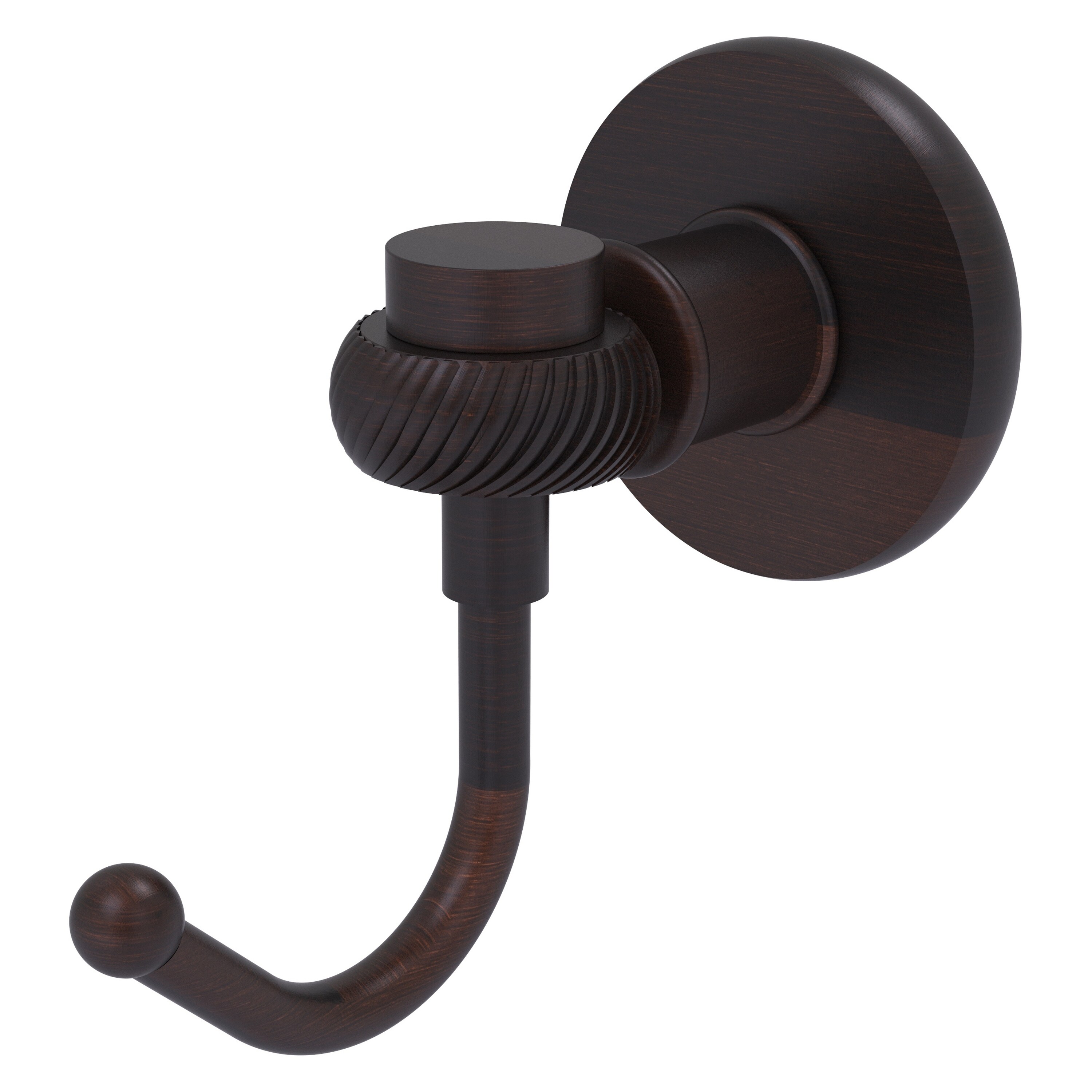 Allied Brass 2020T-VB Continental Venetian Bronze Single -Hook Wall mount Towel Hook