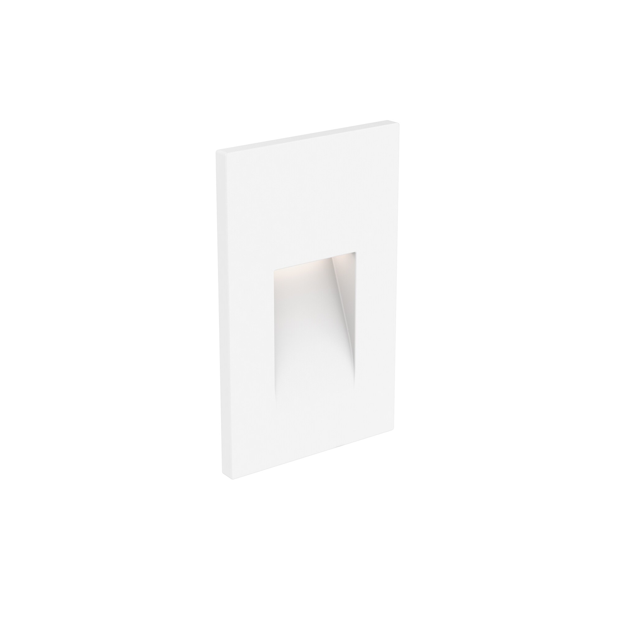 White Aluminum LED Wall Step Light