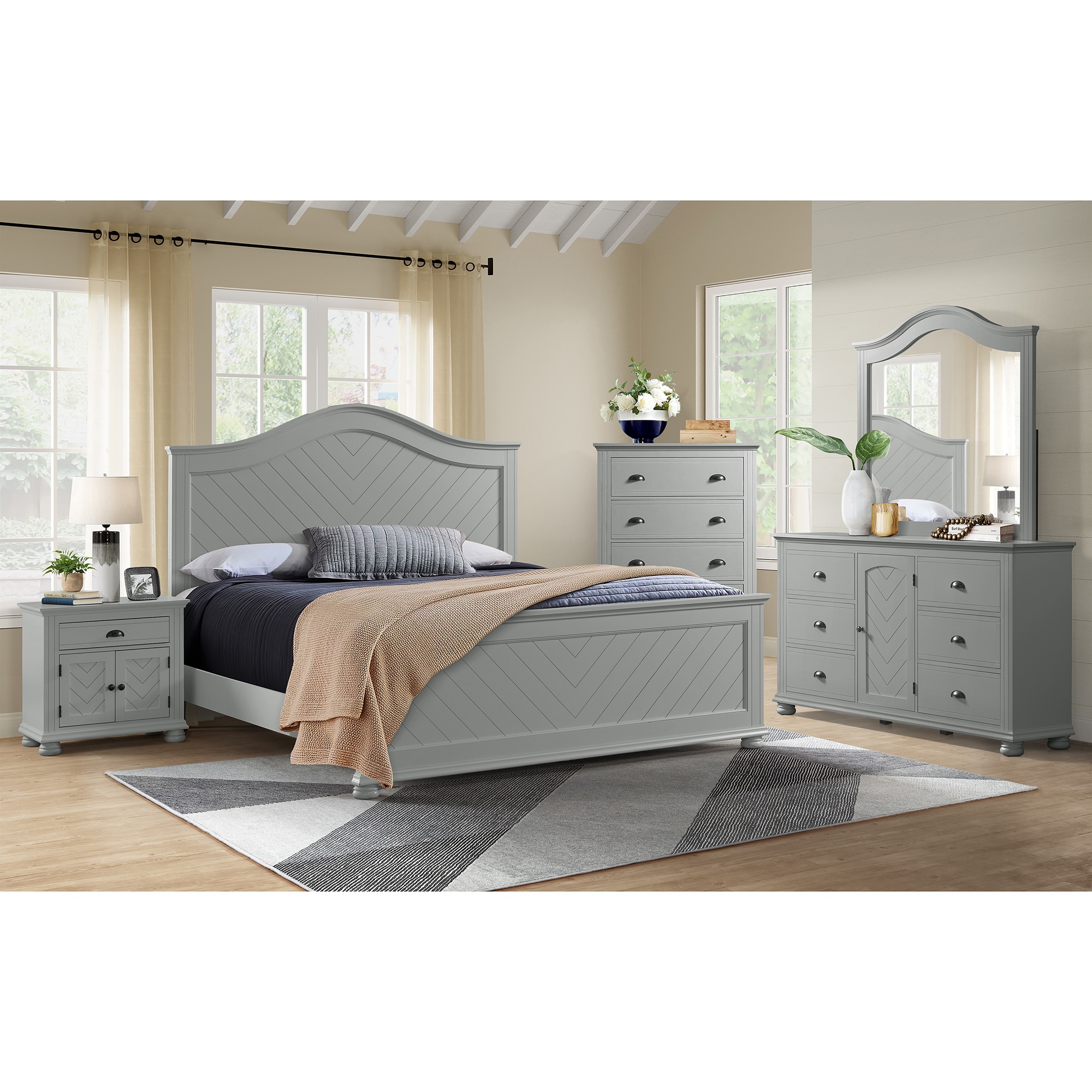 Picket House Furnishings B-9340-3-KB-5PC Bedroom-Sets - View #3