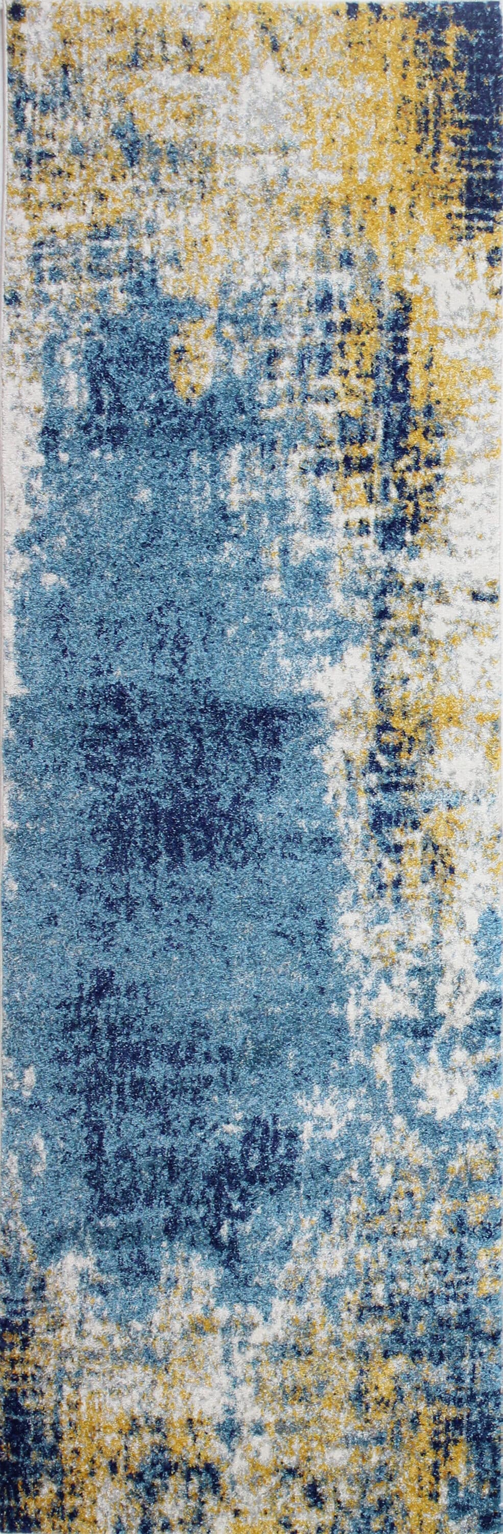 Bashian 649652262598 3 x 8 (ft) Polypropylene Multi Rectangular Indoor Abstract Mid-Century Modern Runner rug