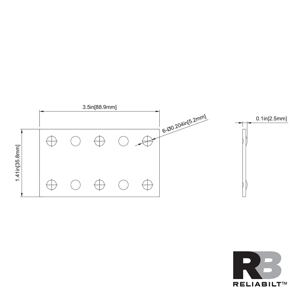 RELIABILT 605761 Mending-Plates-Brackets-Braces - View #6