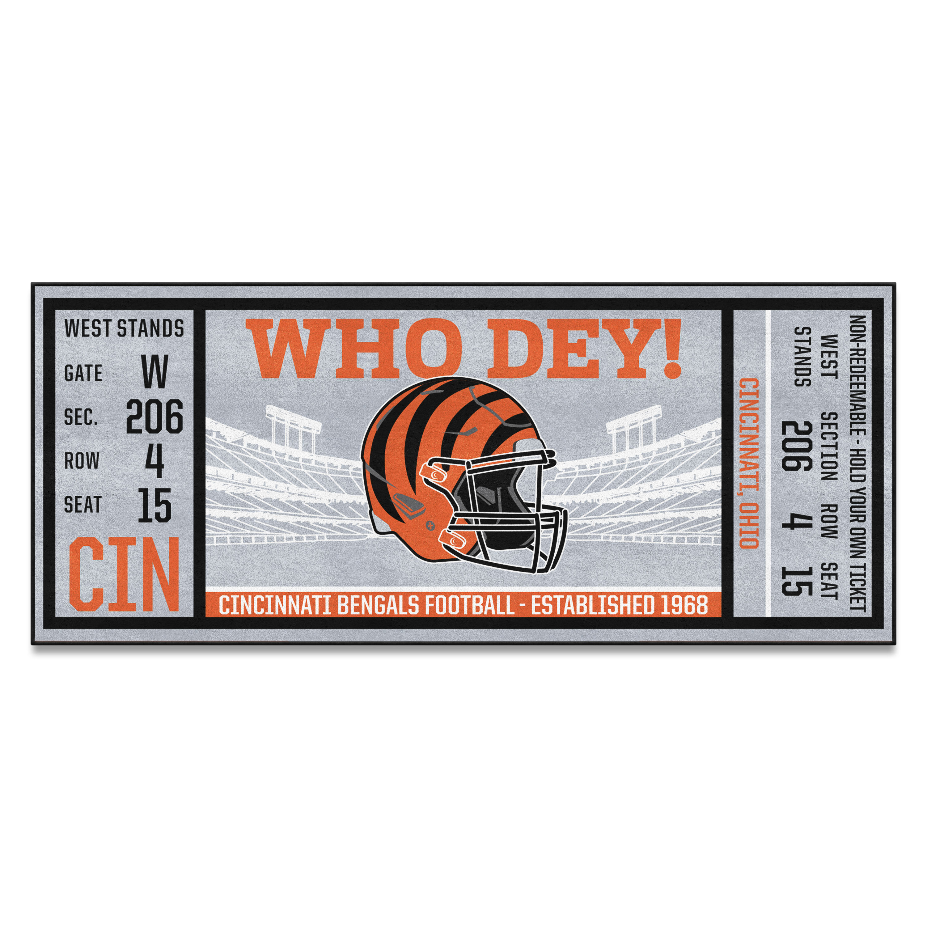 Carbon and Steel-Bengals, Cincinnati Bengals Football, Bengals