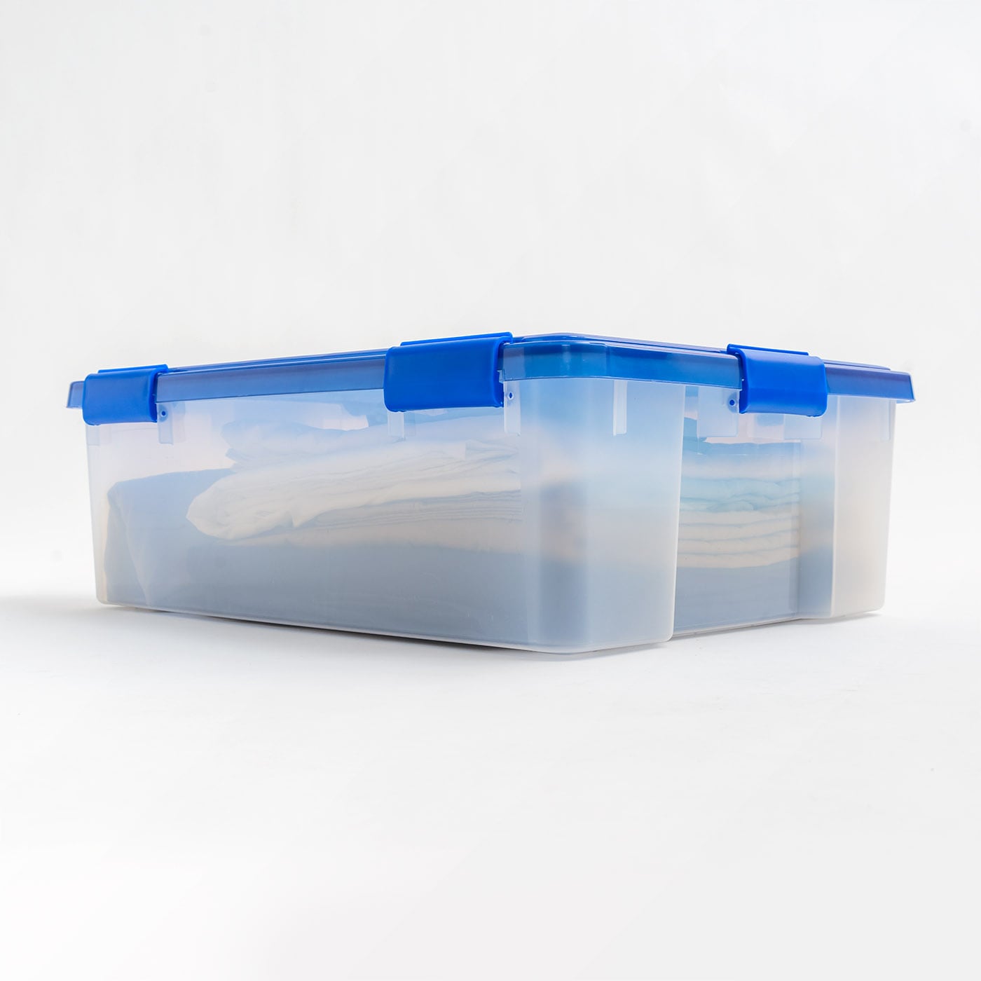 10-Inch Multipurpose Portable Storage Box - Clear Light Blue