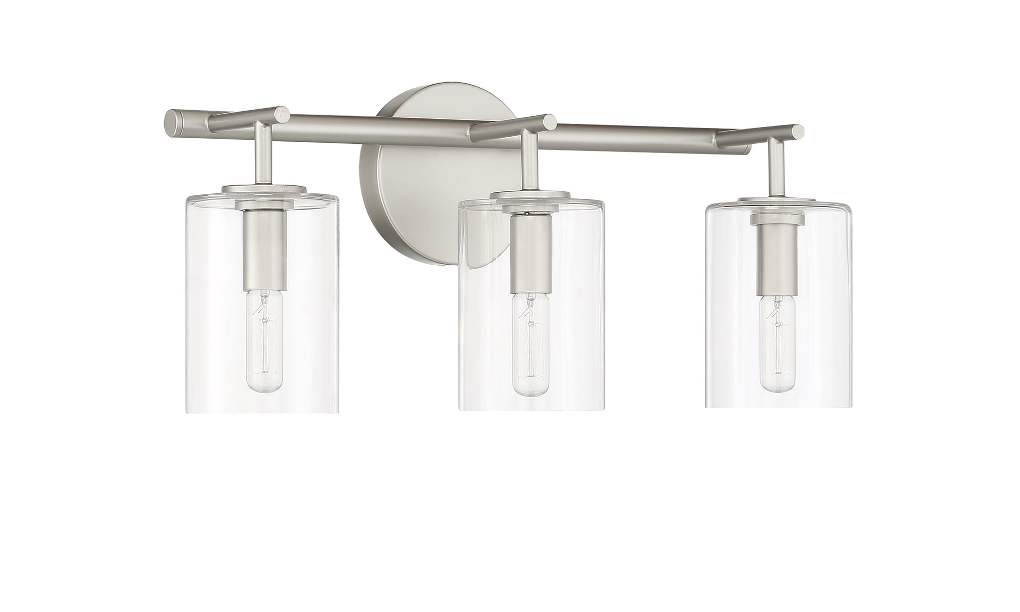 Craftmade 55603-SN Hailie 19.63-in 3 -Light Satin Nickel Transitional Vanity light
