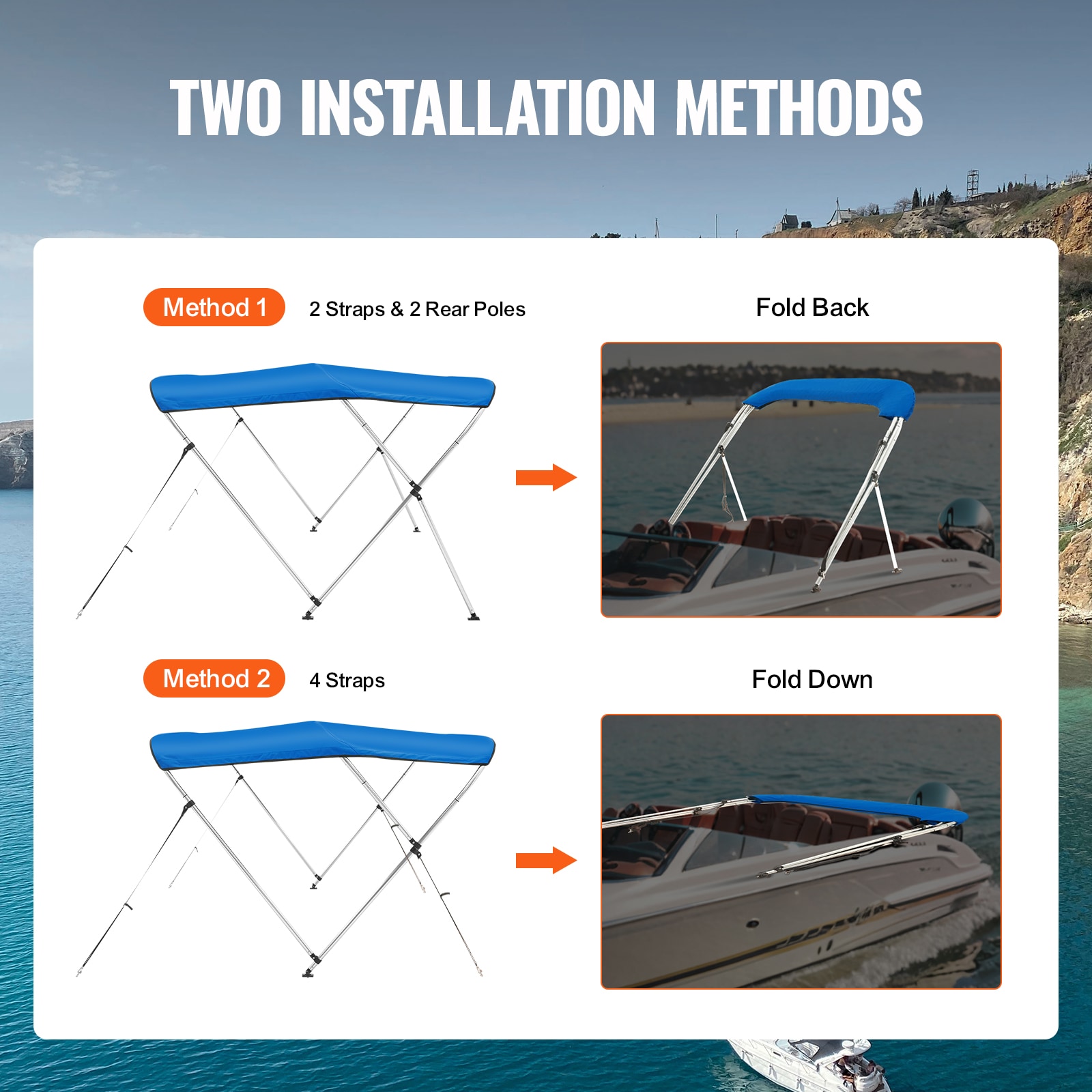 VEVOR 3GCYZYP6L616QR5XQV0 Boat-Covers - View #3
