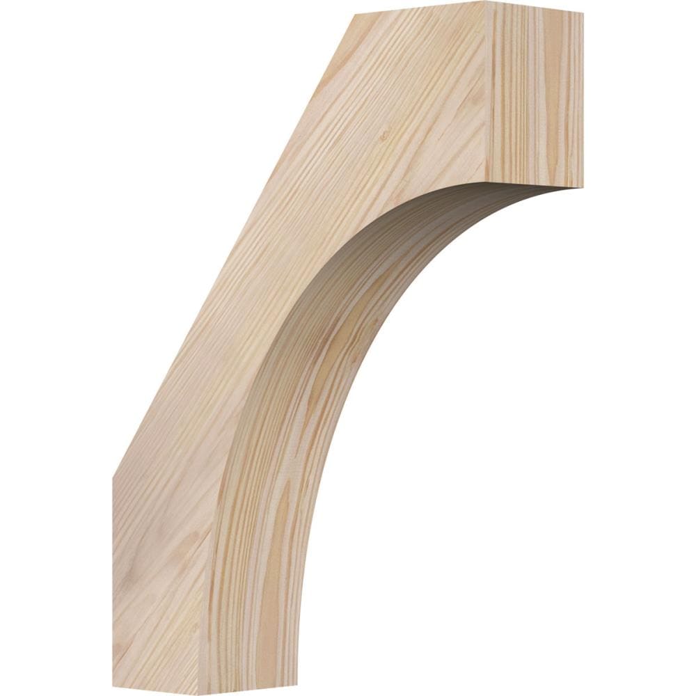 Ekena Millwork BRC04X12X16WTL00SDF 3-1/2-in x 12-in x 16-in Douglas Fir Unfinished Wood Westlake Smooth Knee Brace