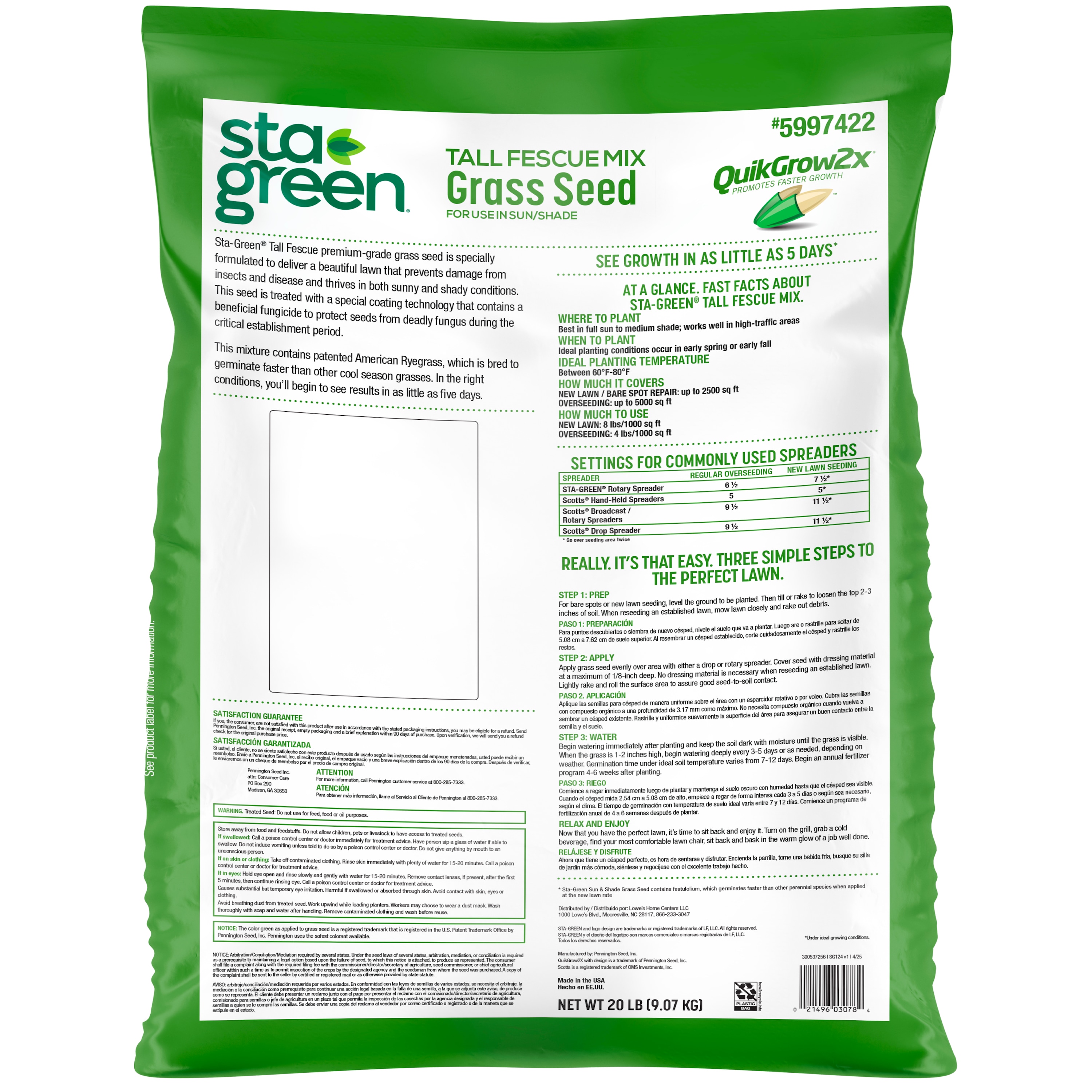 Sta-Green SG-TF-16 Grass-Seed - View #15