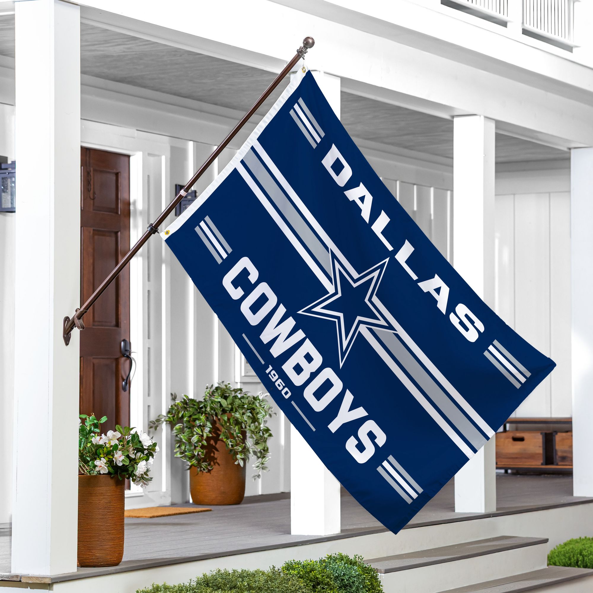 Team Sports America Dallas Cowboys 3x5 Outdoor Durable Flag with Grommets Heavy Duty